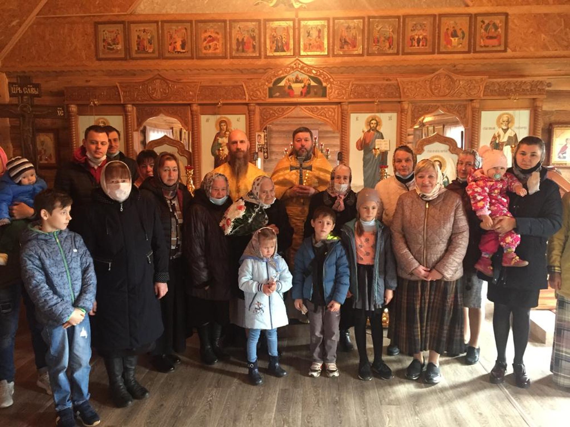 101-летний юбилей прихожанки храма деревни Новое