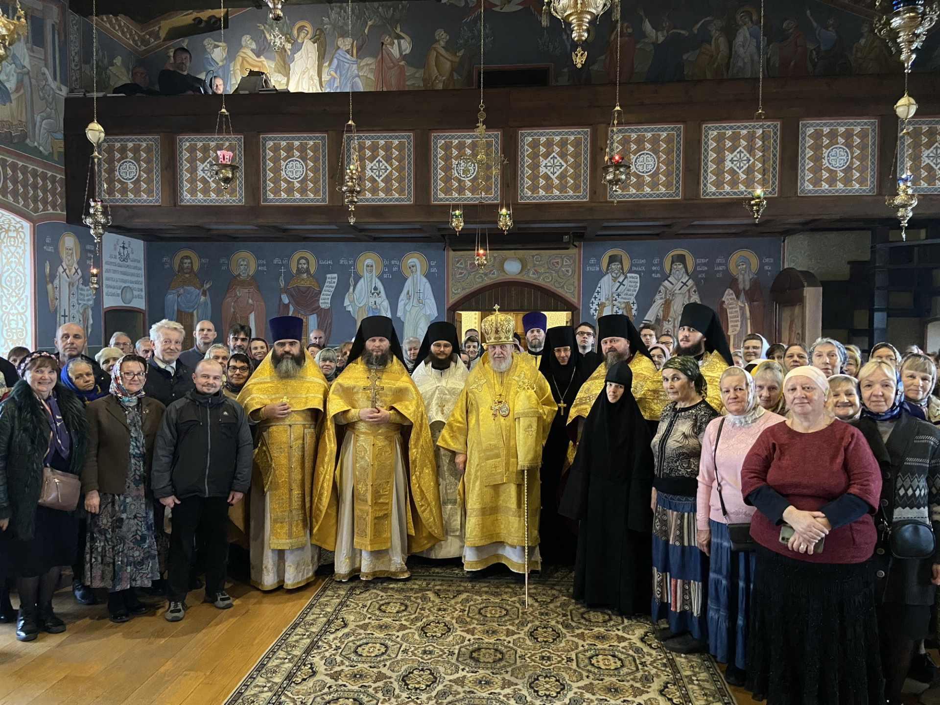 Архиерейское богослужение в Гуслицкой обители 