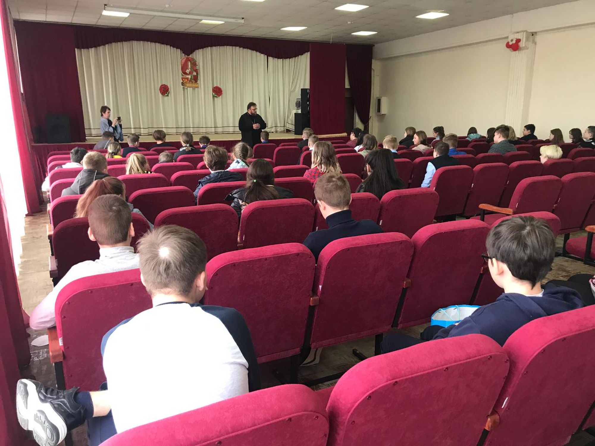 Встреча с учениками лицея деревни Давыдово