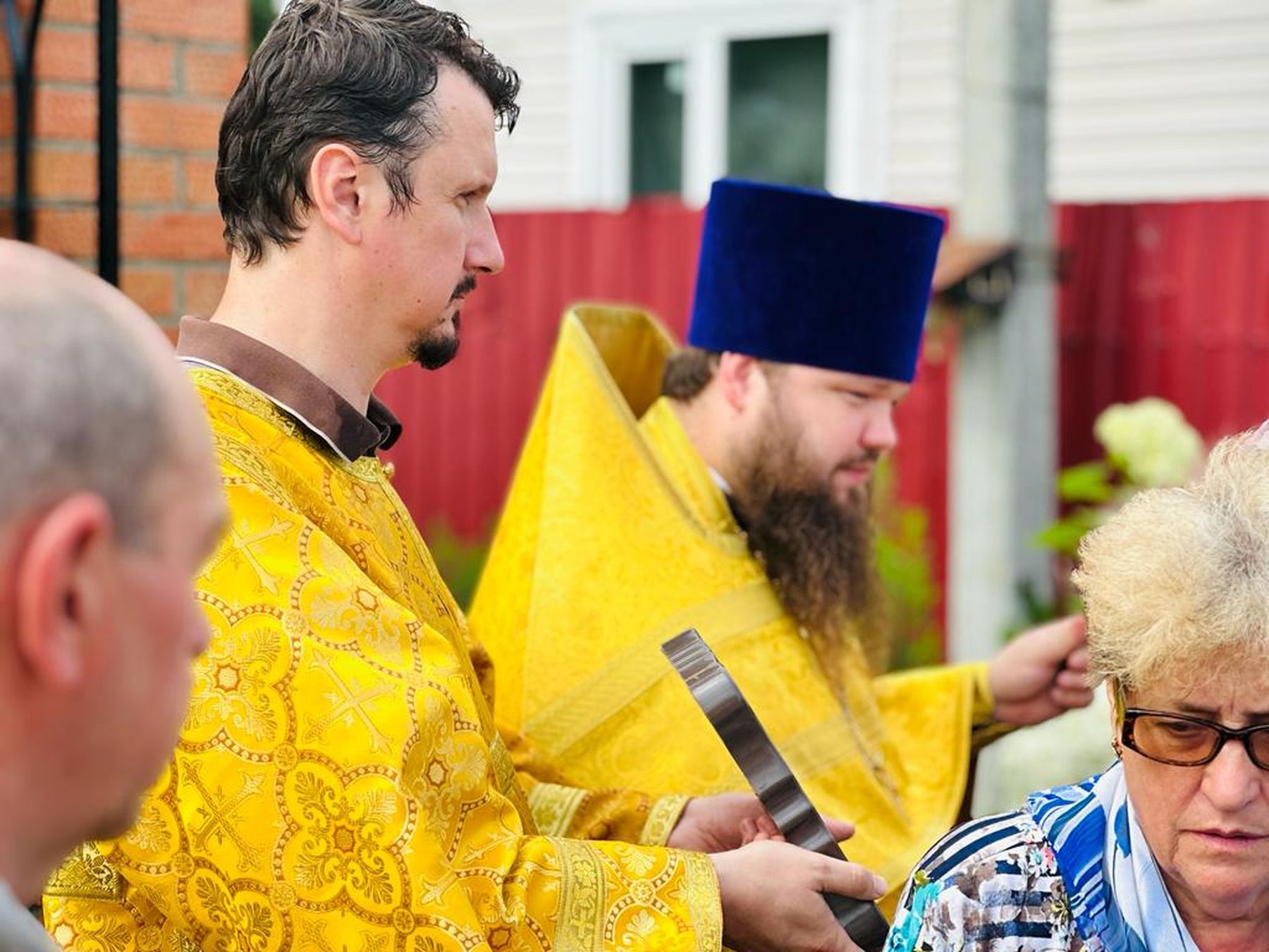 Водосвятный молебен в деревне Криулино