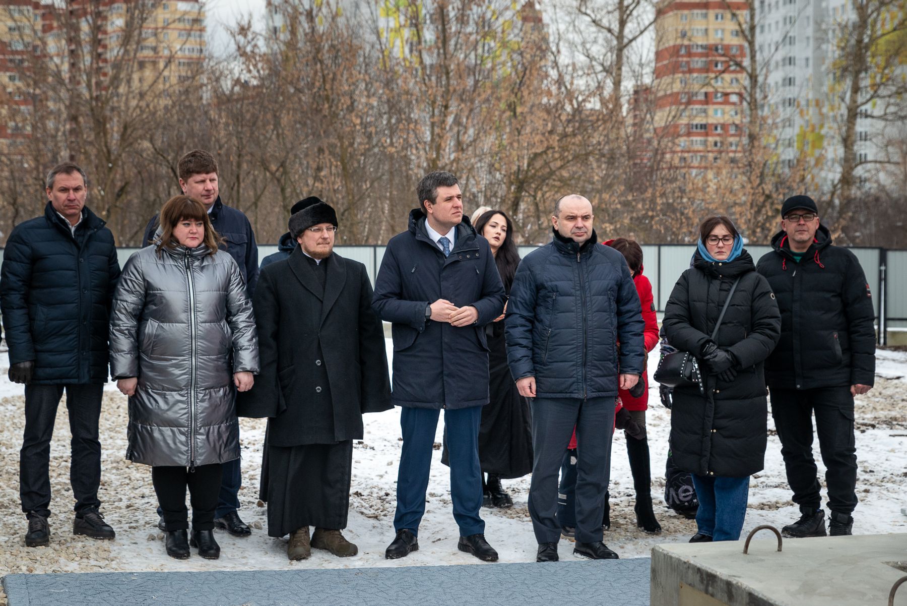 Закладка первого камня новой поликлиники в Свердловском
