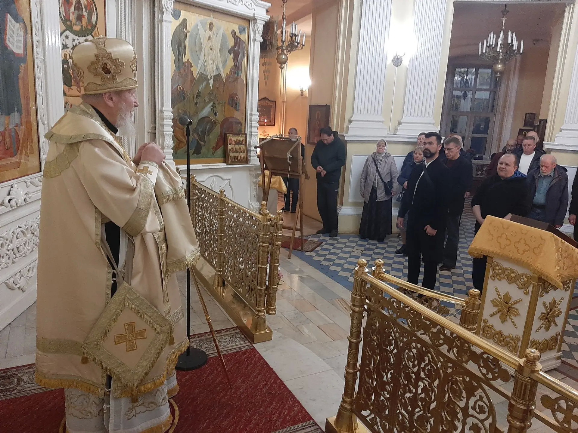 Архиерейское богослужение в Преображенском кафедральном соборе Балашихи 