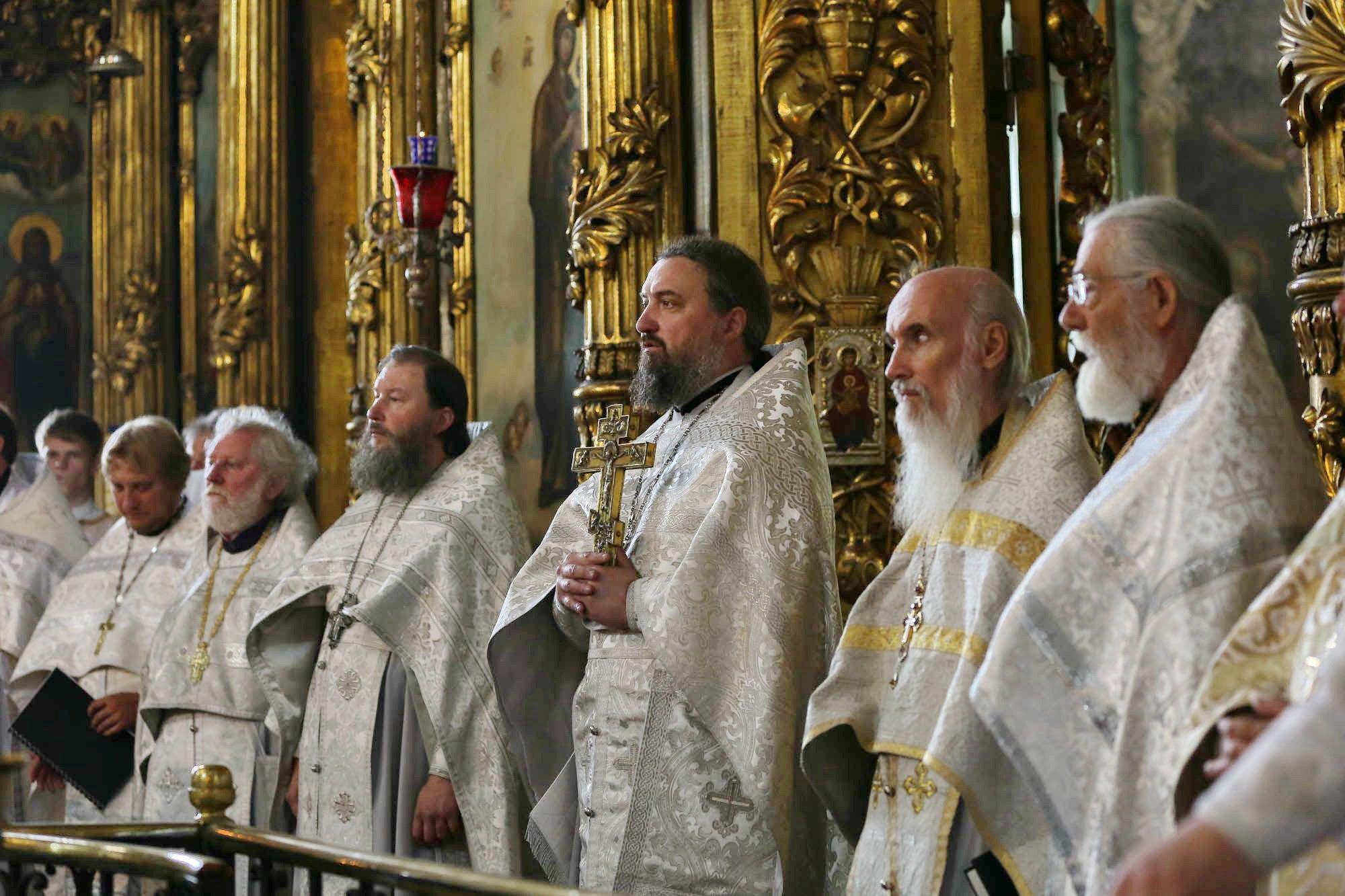 Отпевание протоиерея Евгения Абехтикова