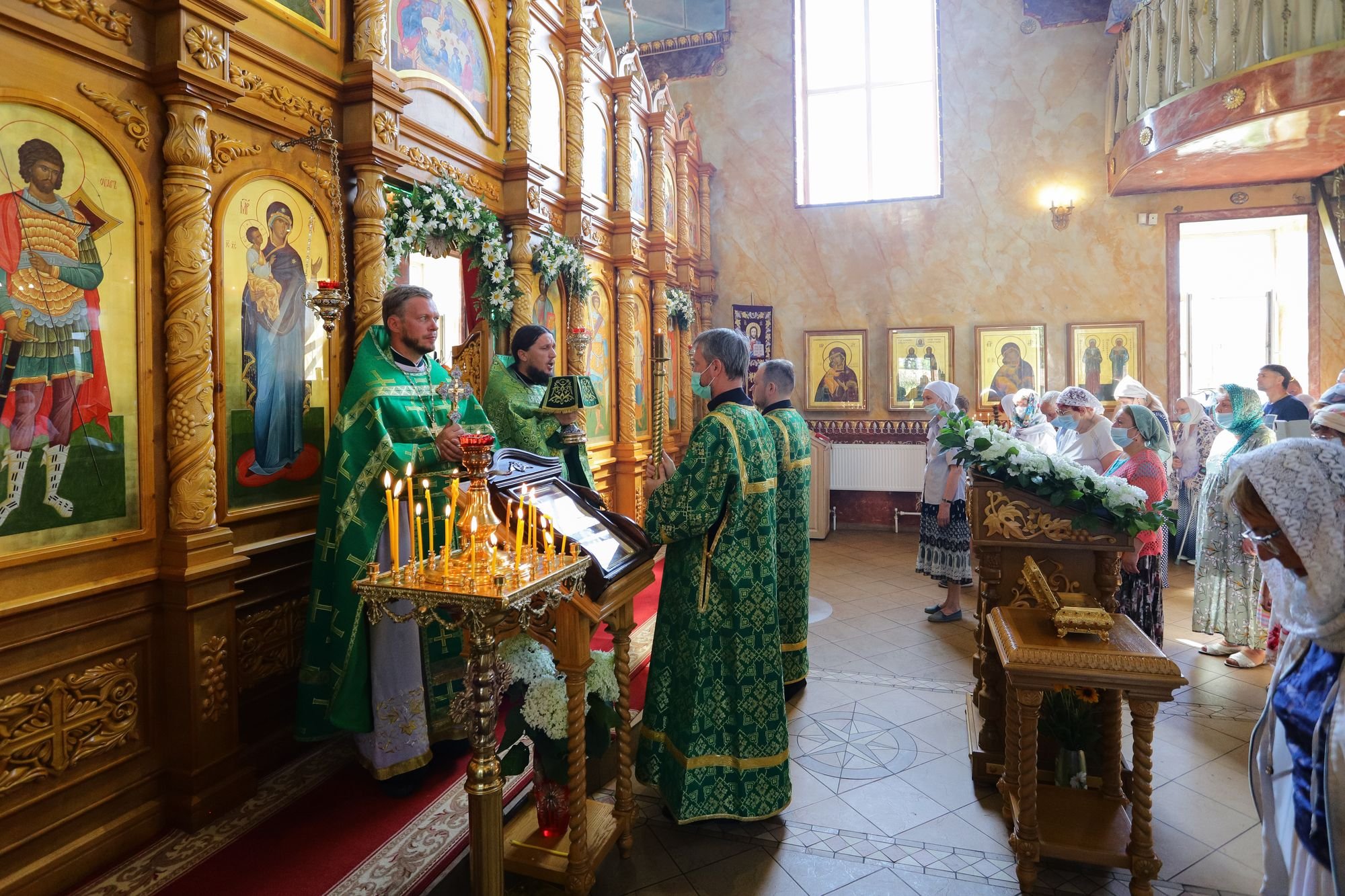 Открытие памятника святым благоверным Петру и Февронии в г. Орехово-Зуево