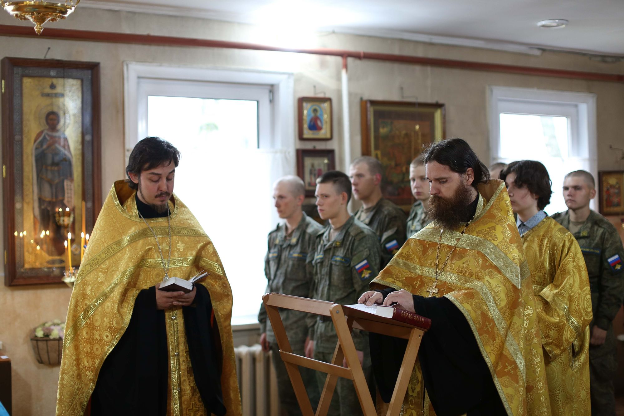 Молебен о воинах в г.Ногинск-9