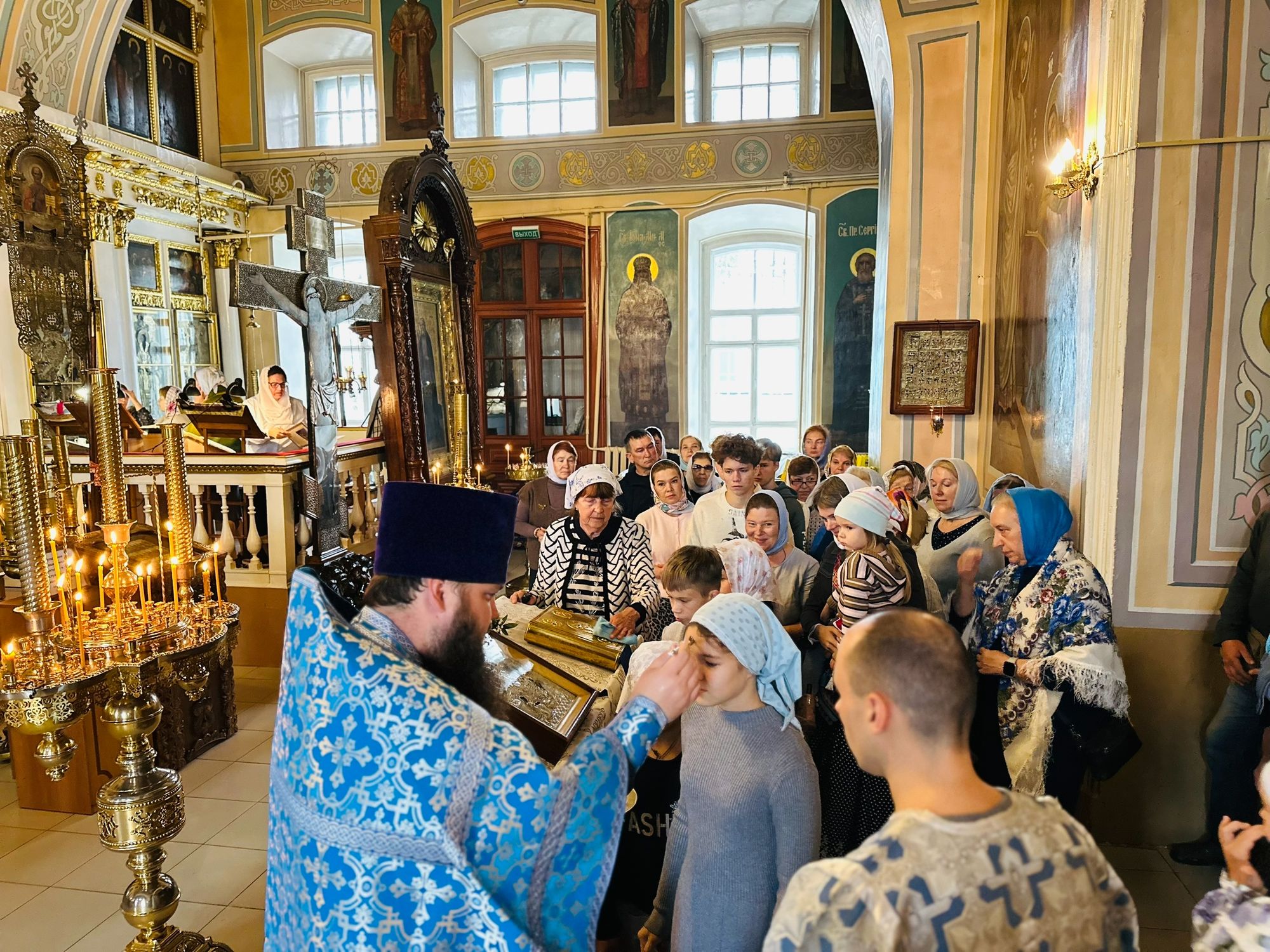 Престольный праздник в Богородицерождественском храме деревни Саурово