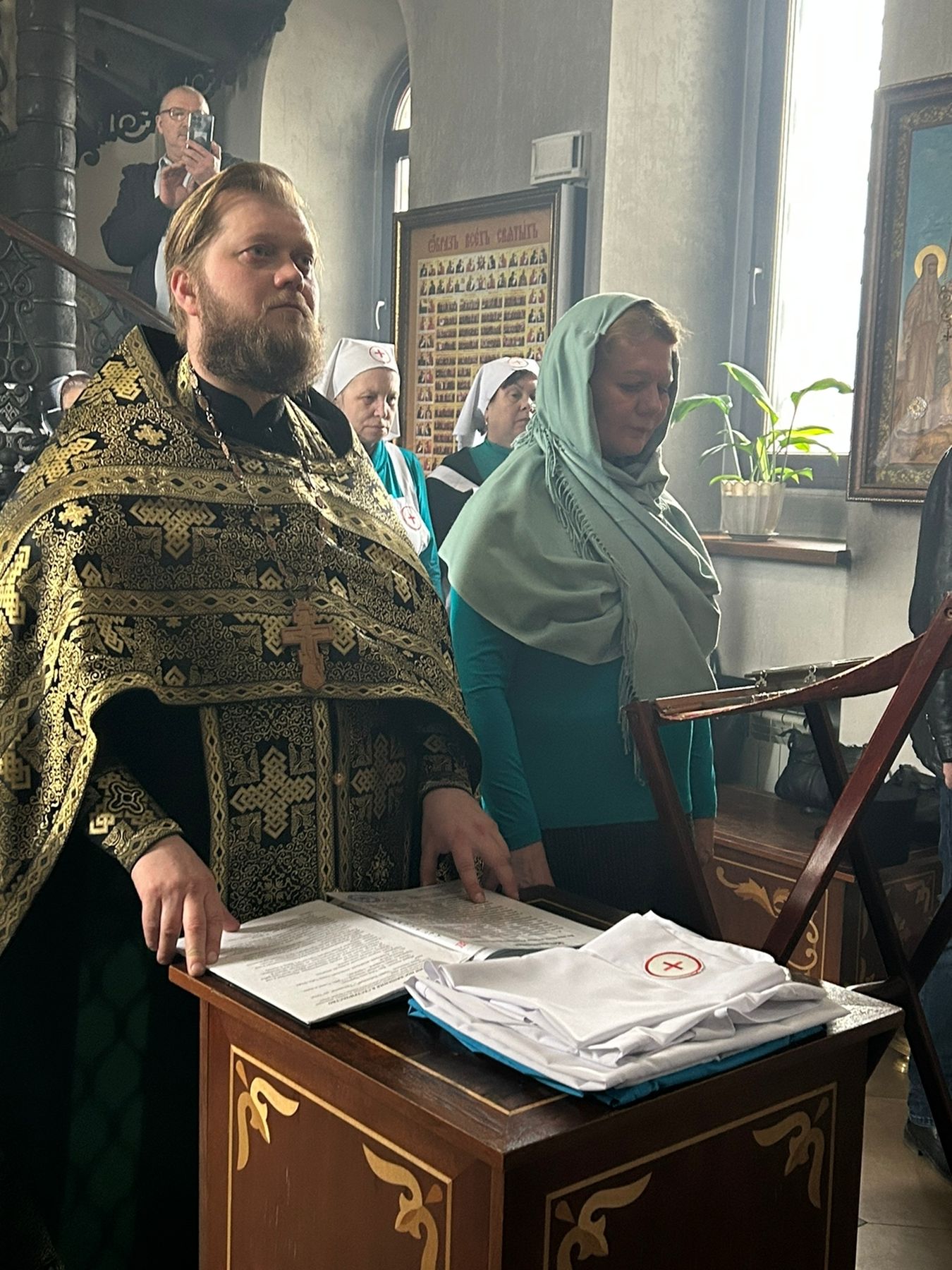 Вступление в сестричество милосердия в Орехово-Зуеве