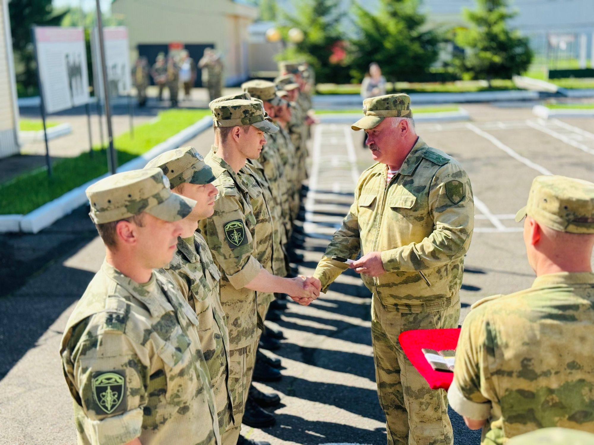 Закрытие военных сборов в воинской части Электрогорска