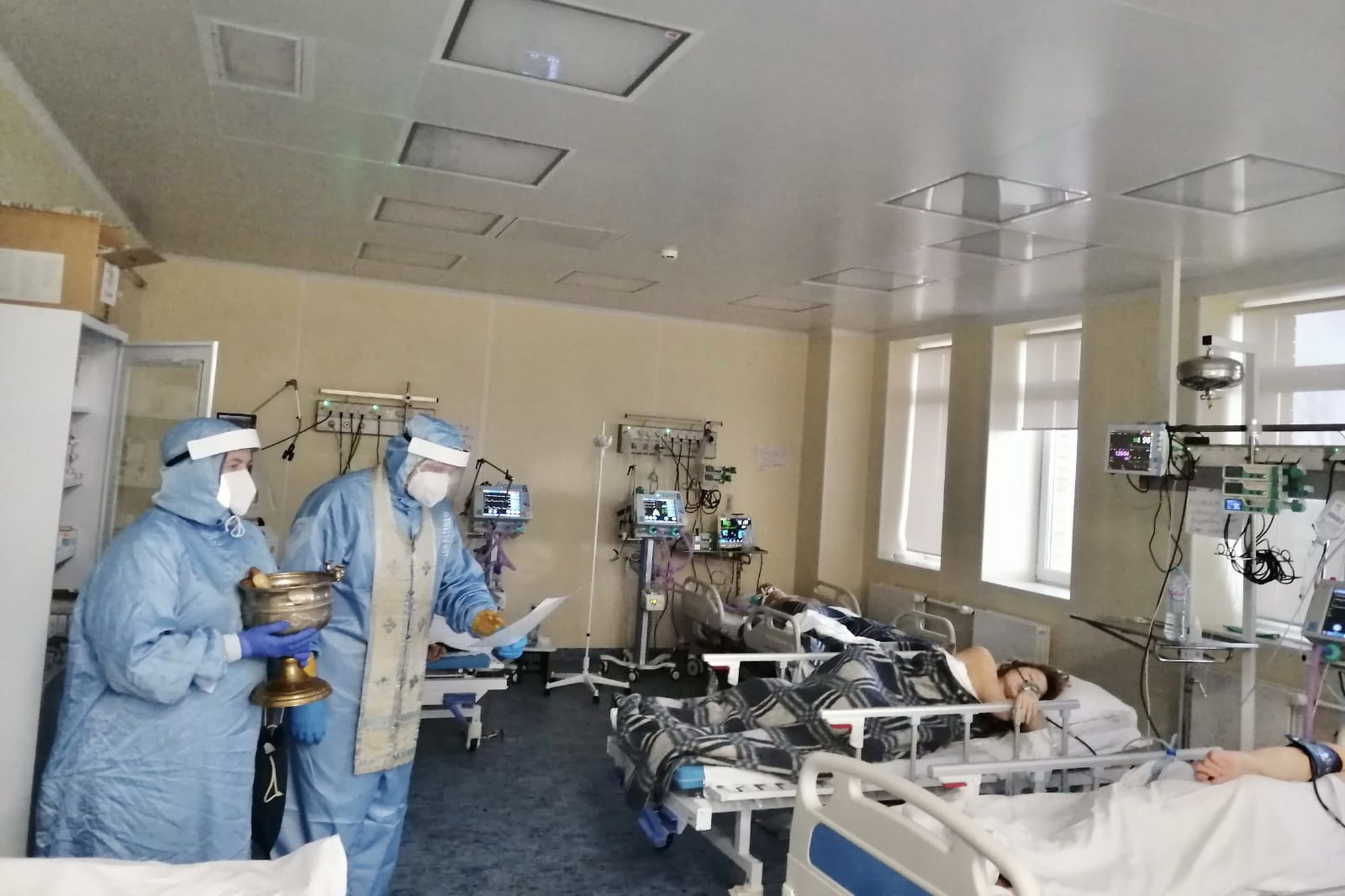 Посещение пациентов больницы в Саввино