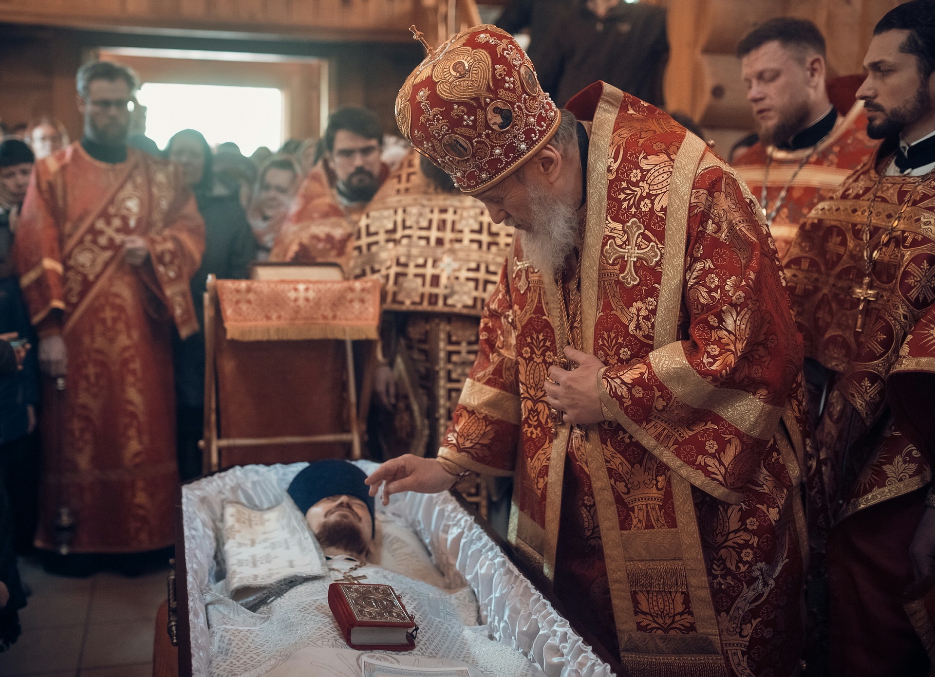 Отпевание священника Михаила Савина 