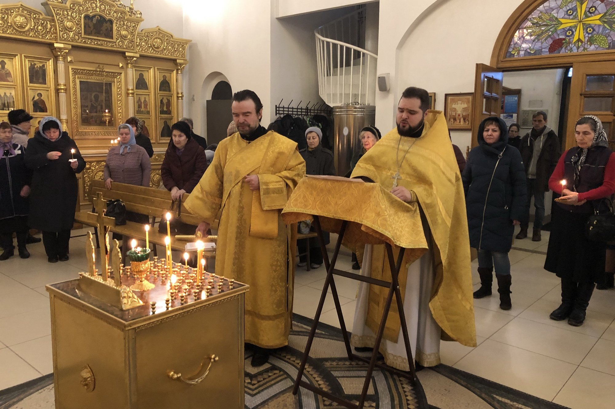 Панихида в Александро-Невском храме Балашихи