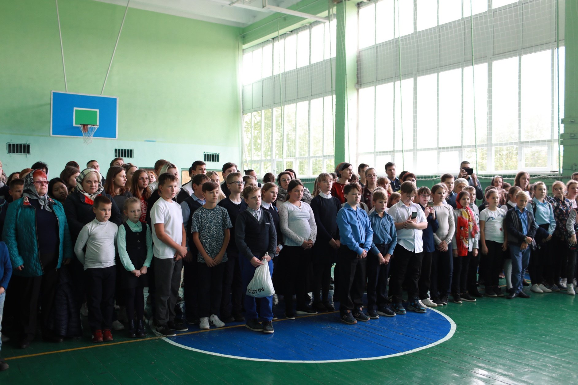 Освящение школы № 24 в Обухове