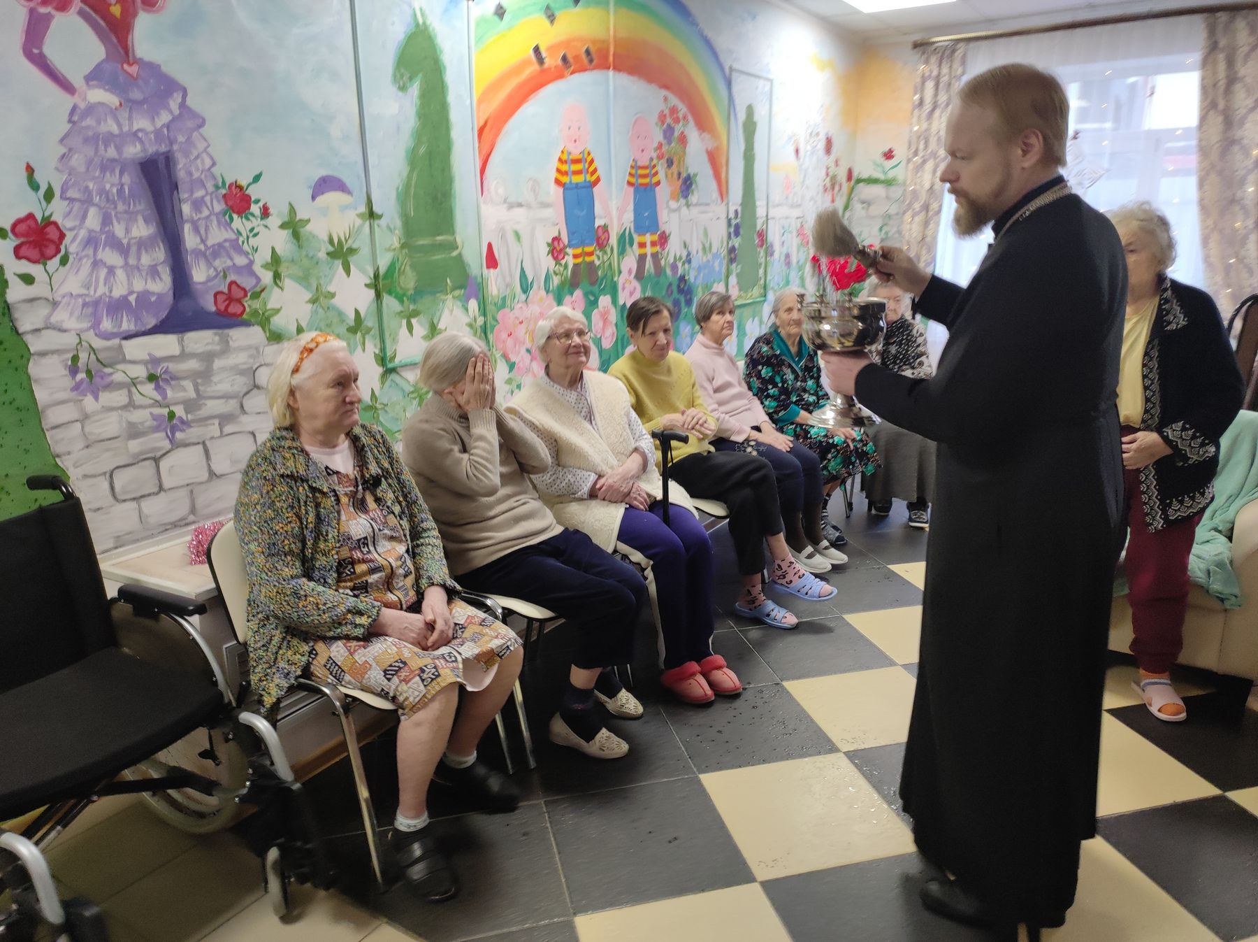 Акция «Крещенская вода – медицинским работникам» в Щёлкове