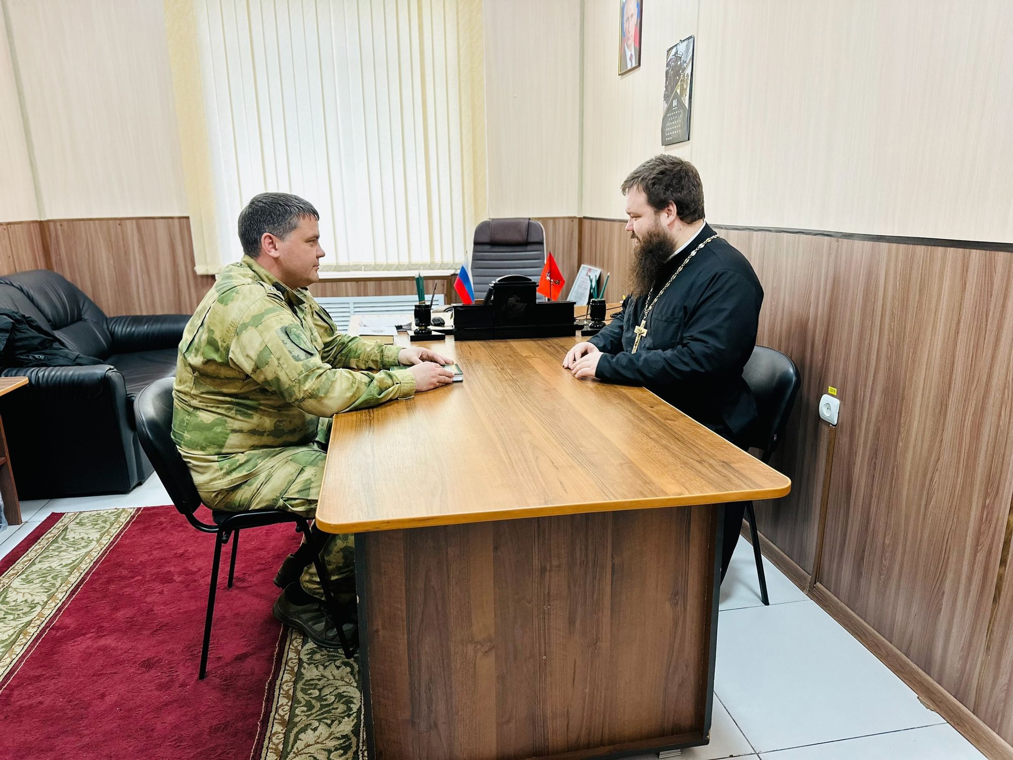 Рабочая встреча в воинской части Павлово-Посадского городского округа