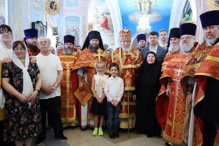 Архипастырский визит в Покровско-Васильевский мужской монастырь 