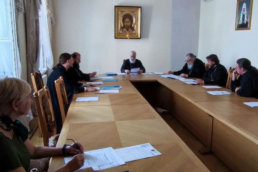 Заседание Управляющего совета Благотворительного фонда Московской епархии по восстановлению порушенных святынь 