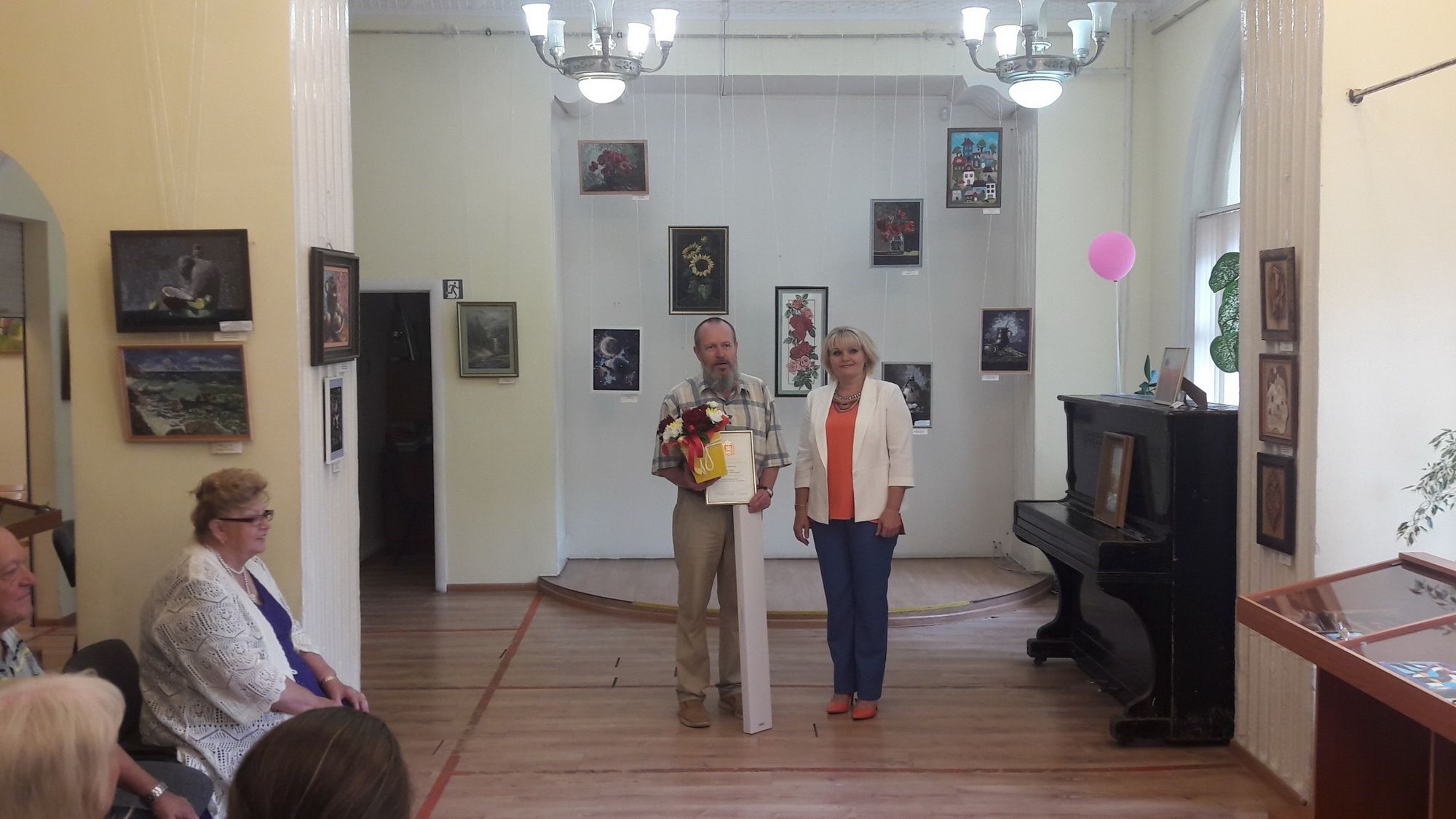 Открытие выставки в Культурном центре г. Фрязино