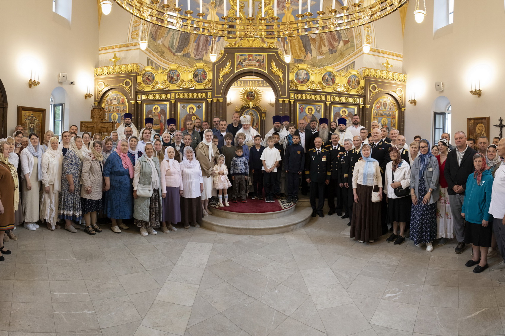 Великое освящение храма святого праведного Феодора Ушакова в Купавне