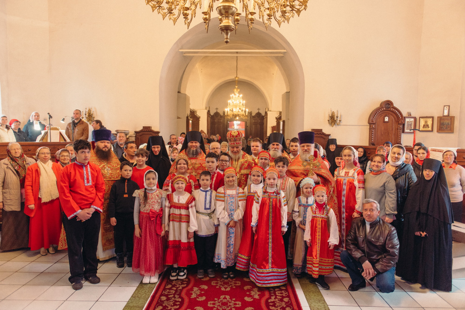 Архиерейское богослужение в Никитском Бывалинском женском монастыре