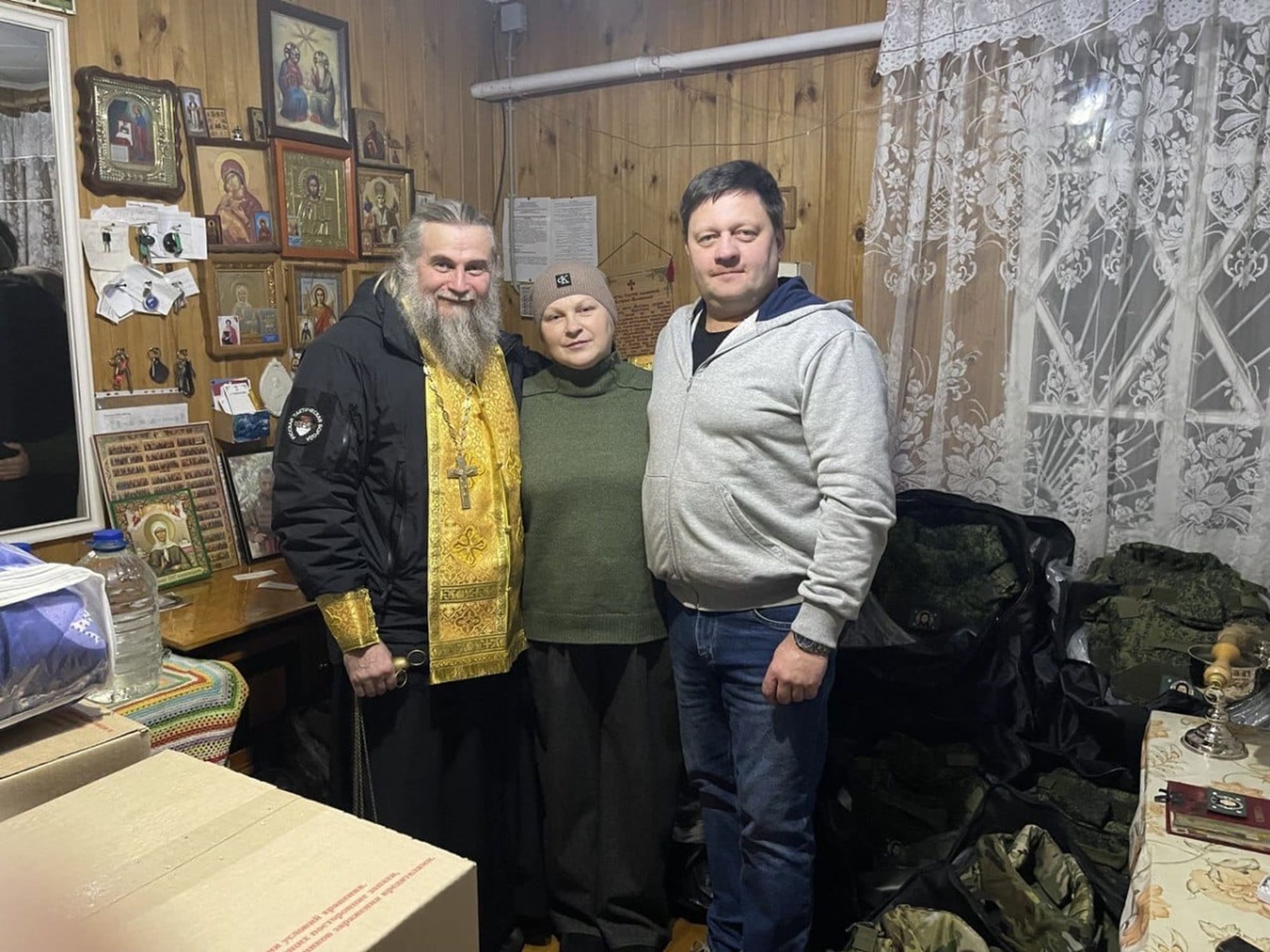 Отправление гуманитарного груза из Саввино