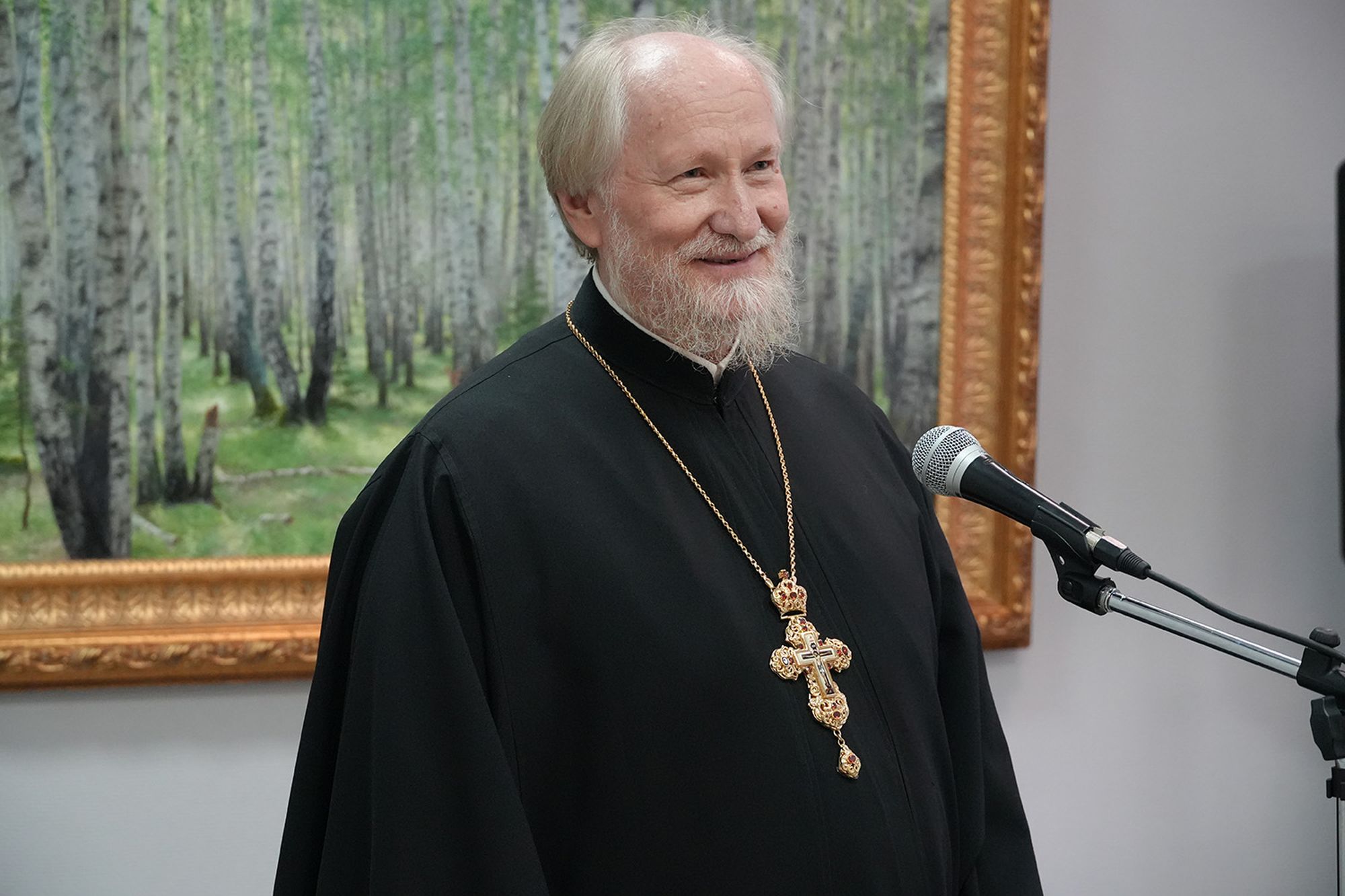 Открытие выставки картин в Щёлковском музее