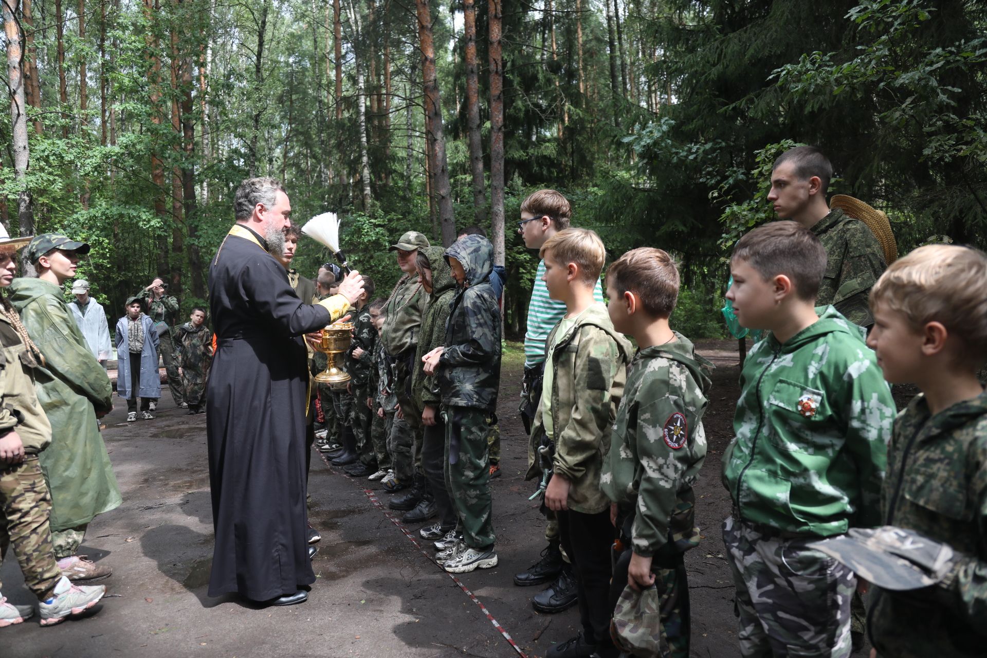 Посещение православного семейного лагеря «Дружина»
