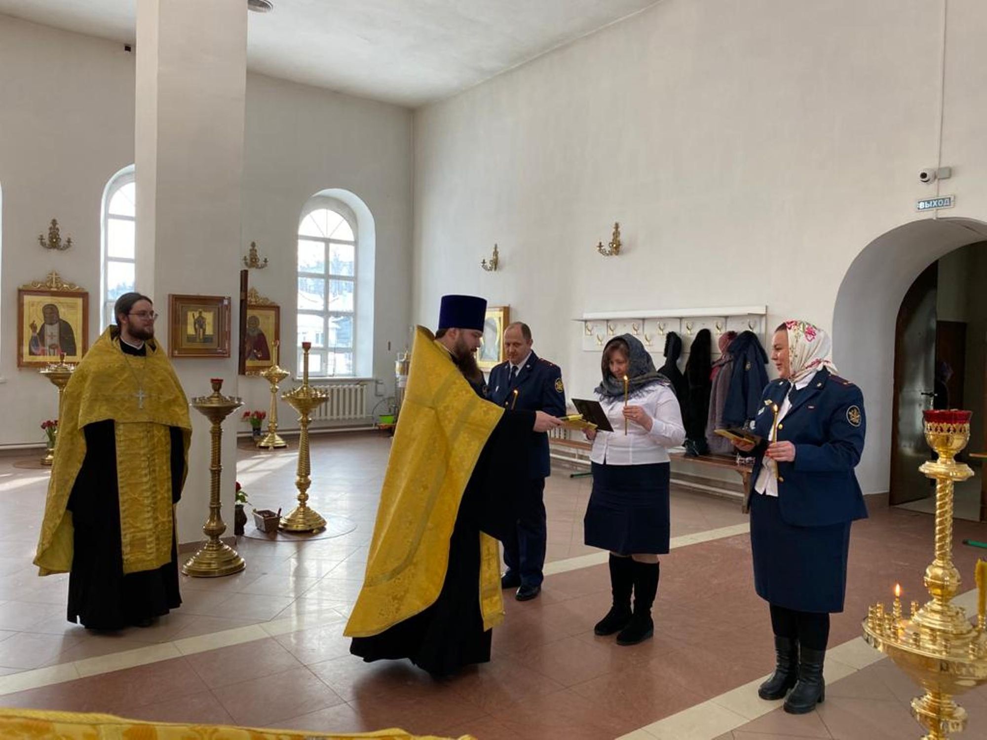 Поздравление работников Уголовно-исполнительной инспекции в Павловском Посаде