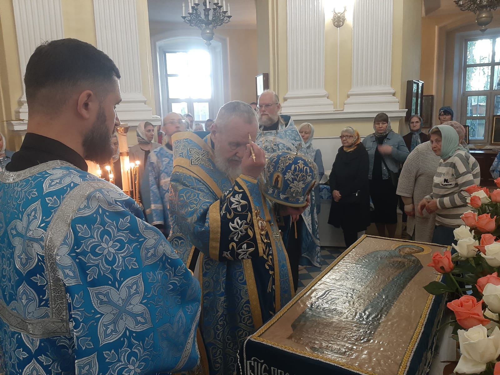 Всенощное бдение в Преображенском кафедральном соборе Балашихи 