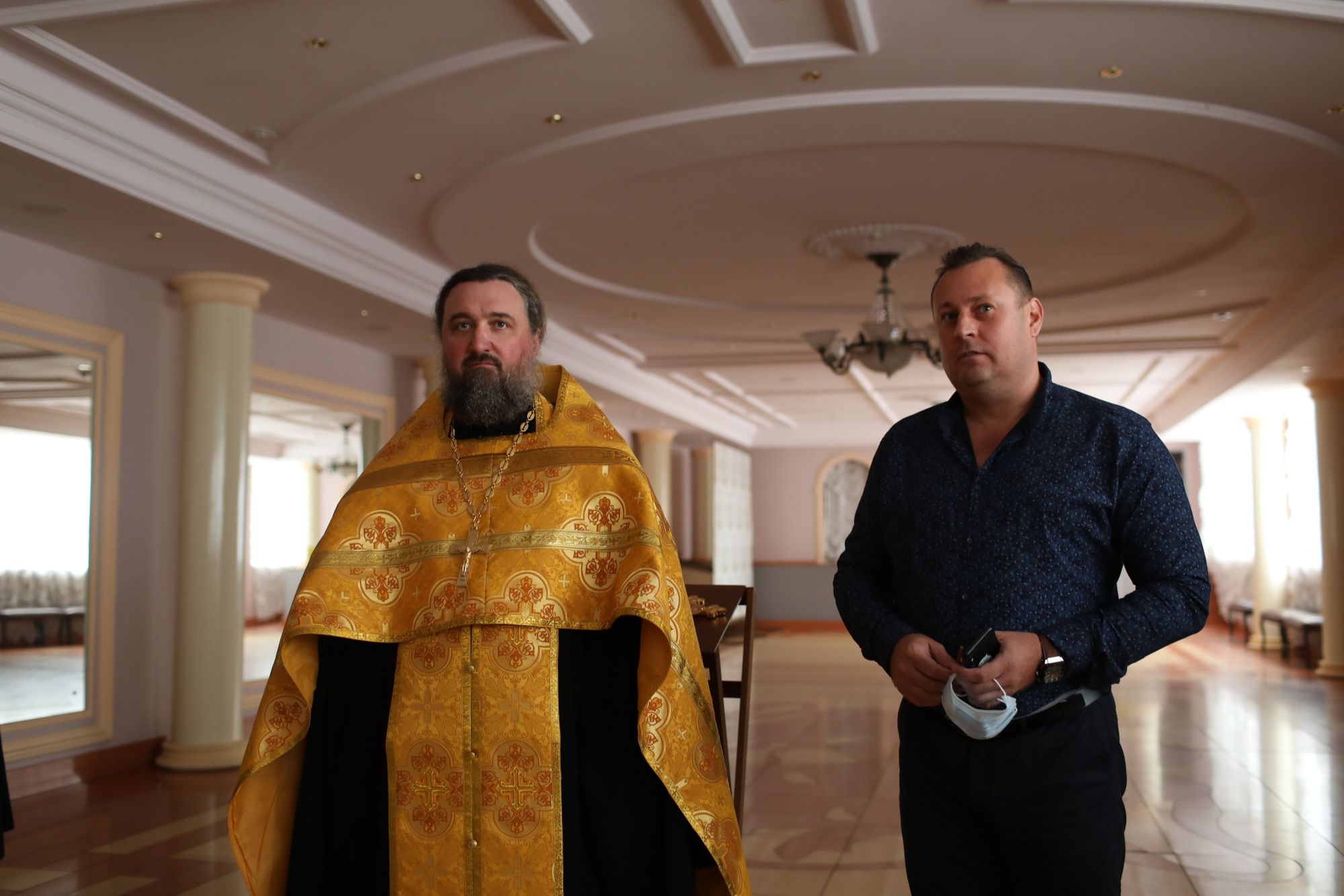 Освящение здания Московского областного театра драмы и комедии в Ногинске