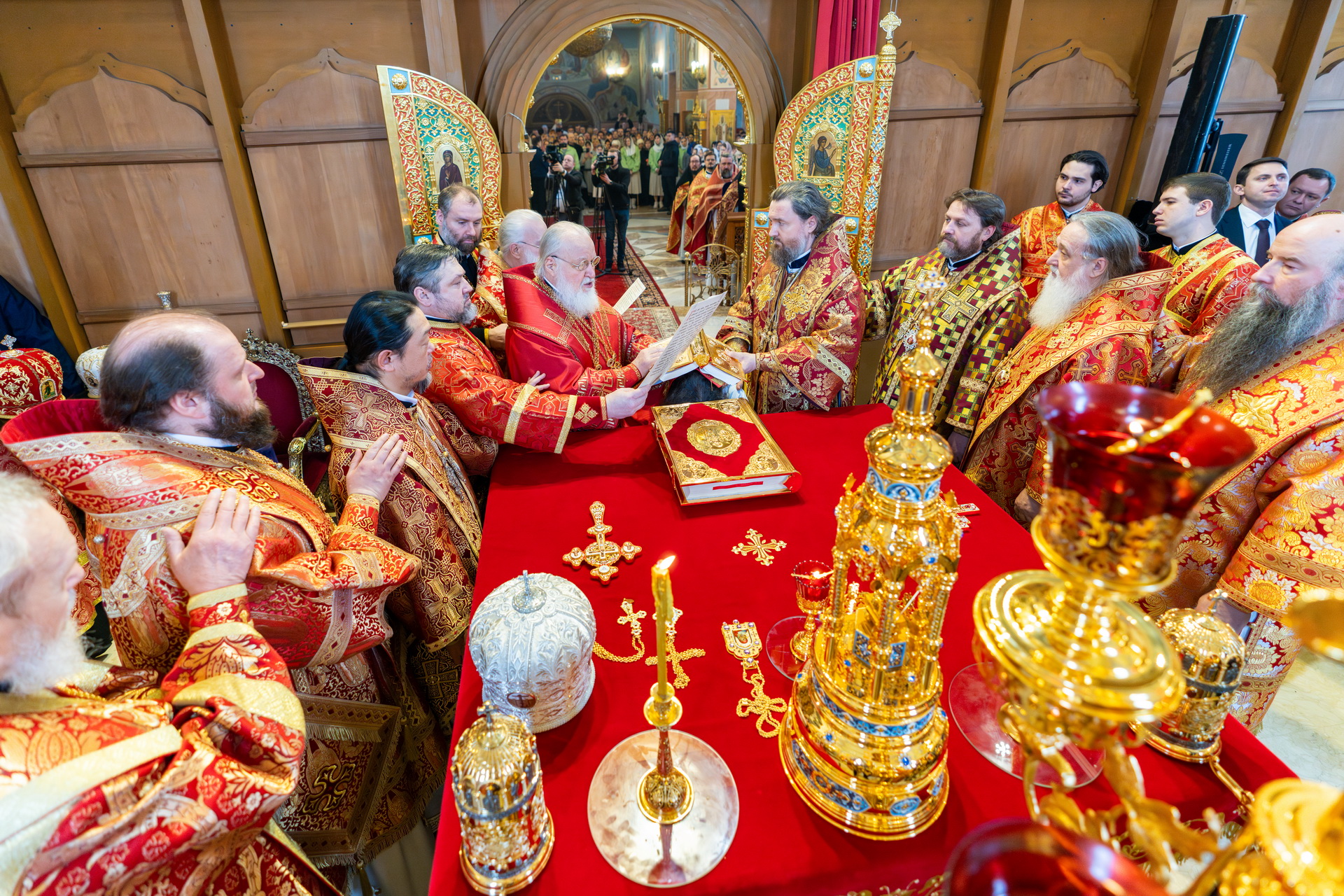 Патриаршее богослужение в Троицком храме г. Реутов