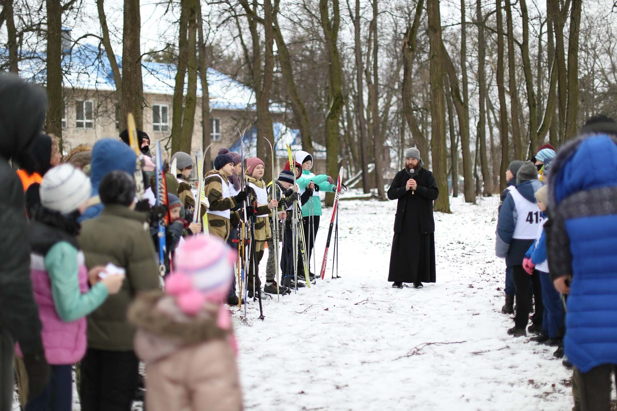 Соревнования по биатлону в Богородском благочинии