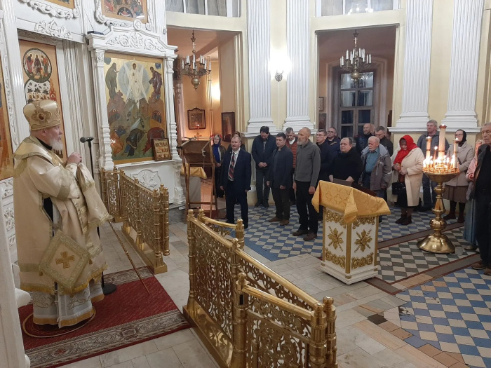 Архиерейское богослужение в Преображенском кафедральном соборе Балашихи