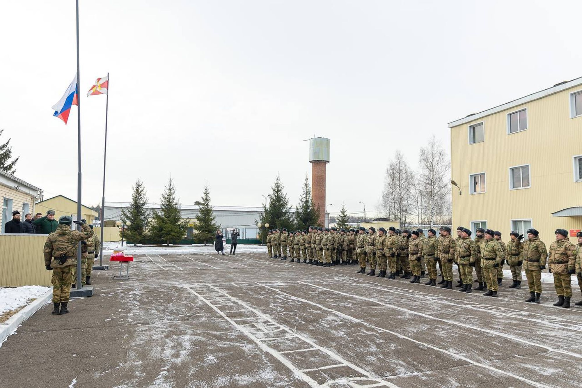 Митинг в павлово-посадской воинской части