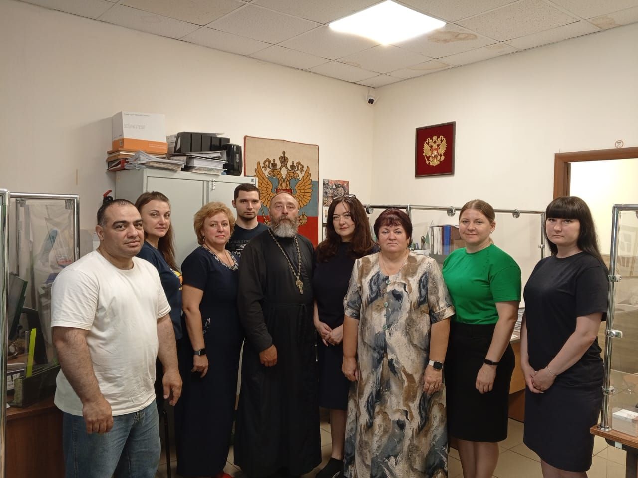 Молебен и духовная беседа в Павлово-Посадском отделе судебных приставов