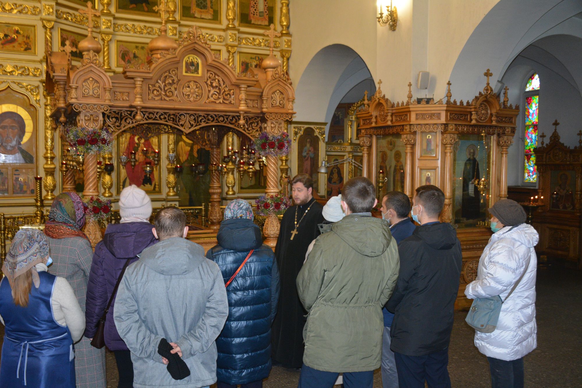 Сотрудники уголовно-исполнительной системы в Казанском храме города Реутова