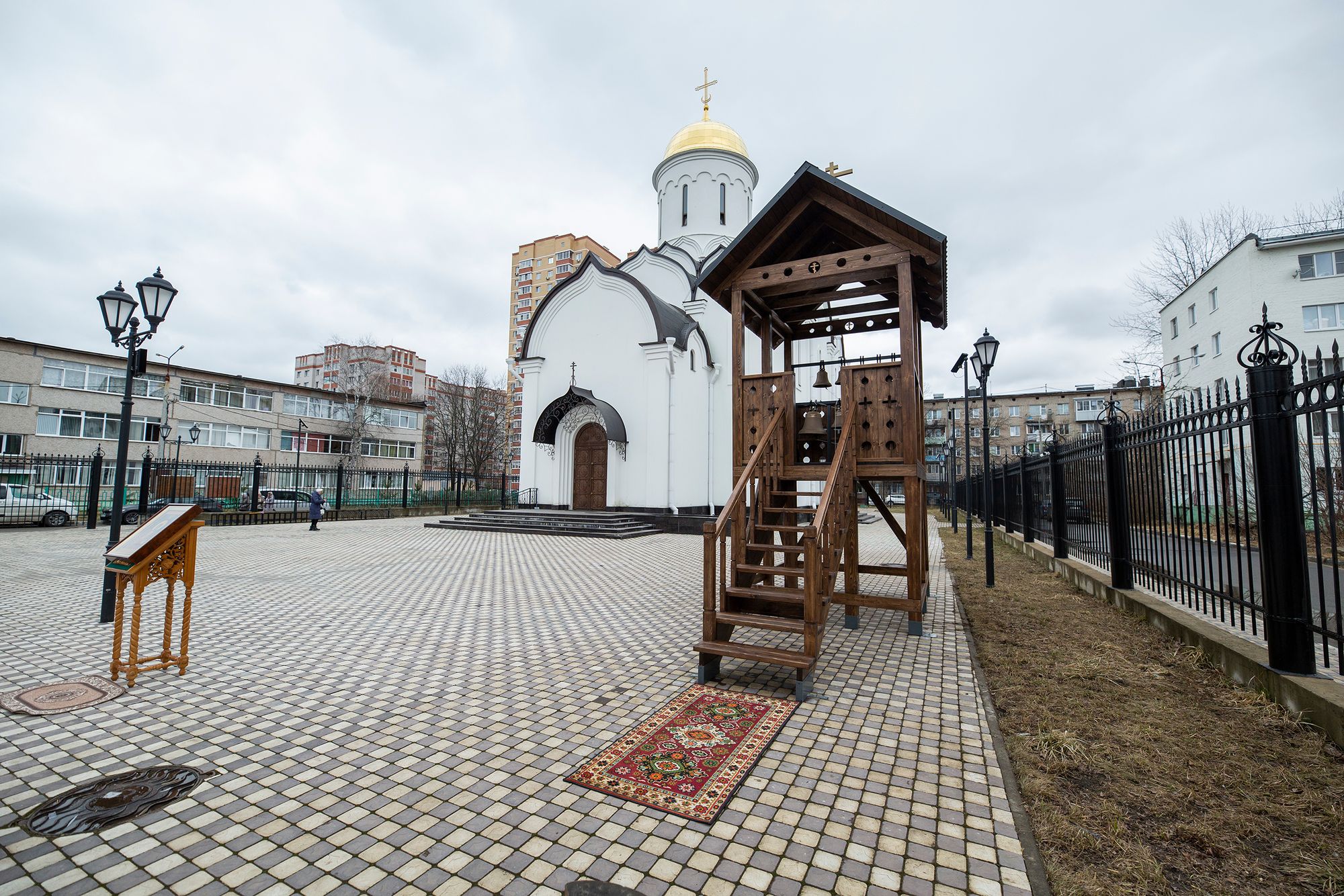 Освящение колоколов и звонницы Державного храма города Фрязино