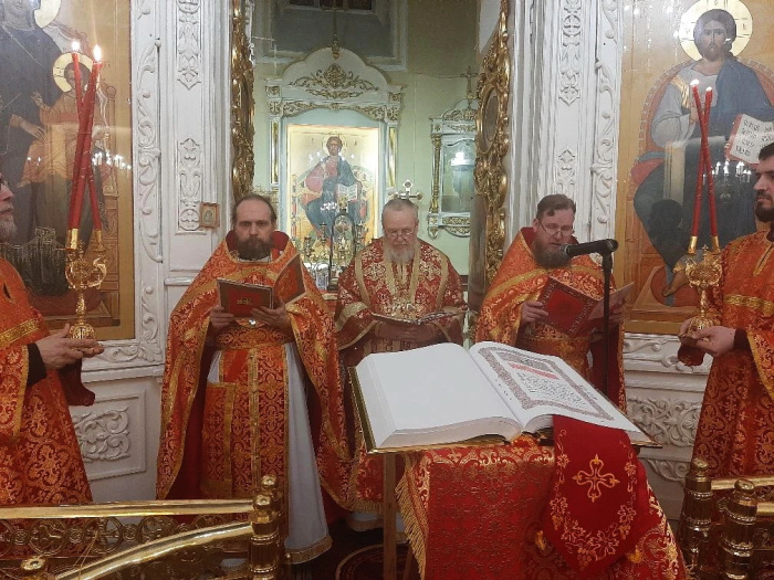 Пасха Христова в Преображенском кафедральном соборе Балашихи 