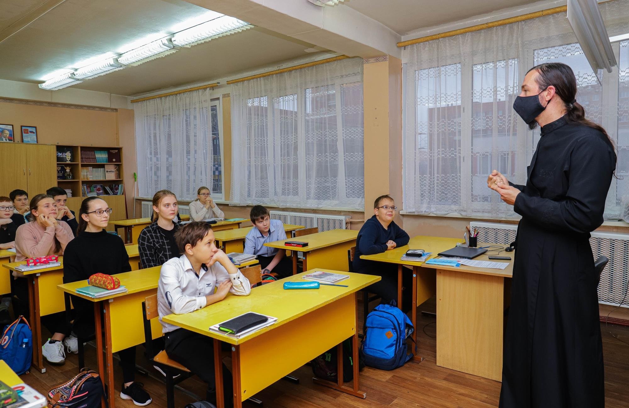 Встреча с учащимися средней школы №16 г. Орехово-Зуево