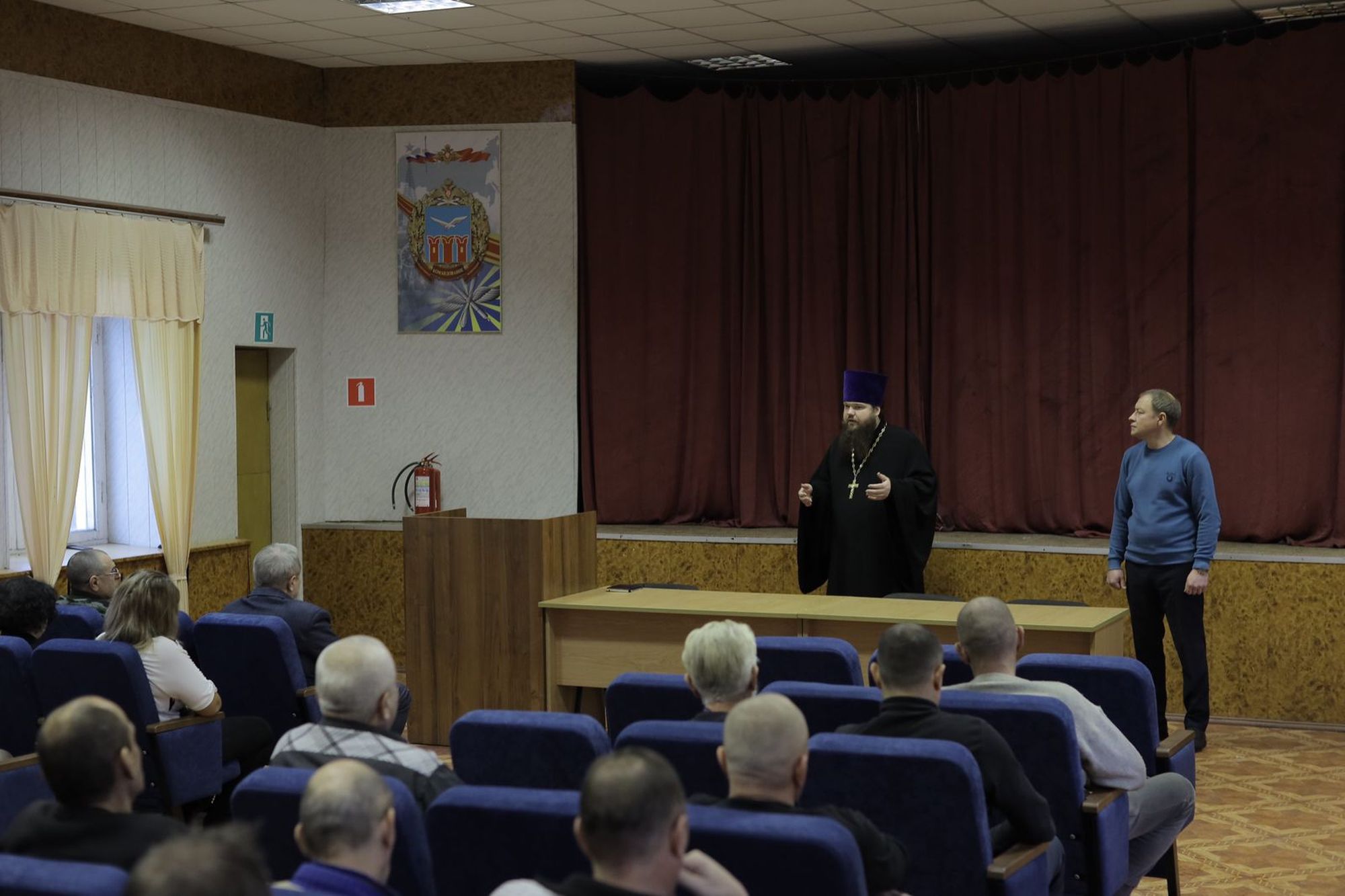 Посещение войсковой части в Павловском Посаде