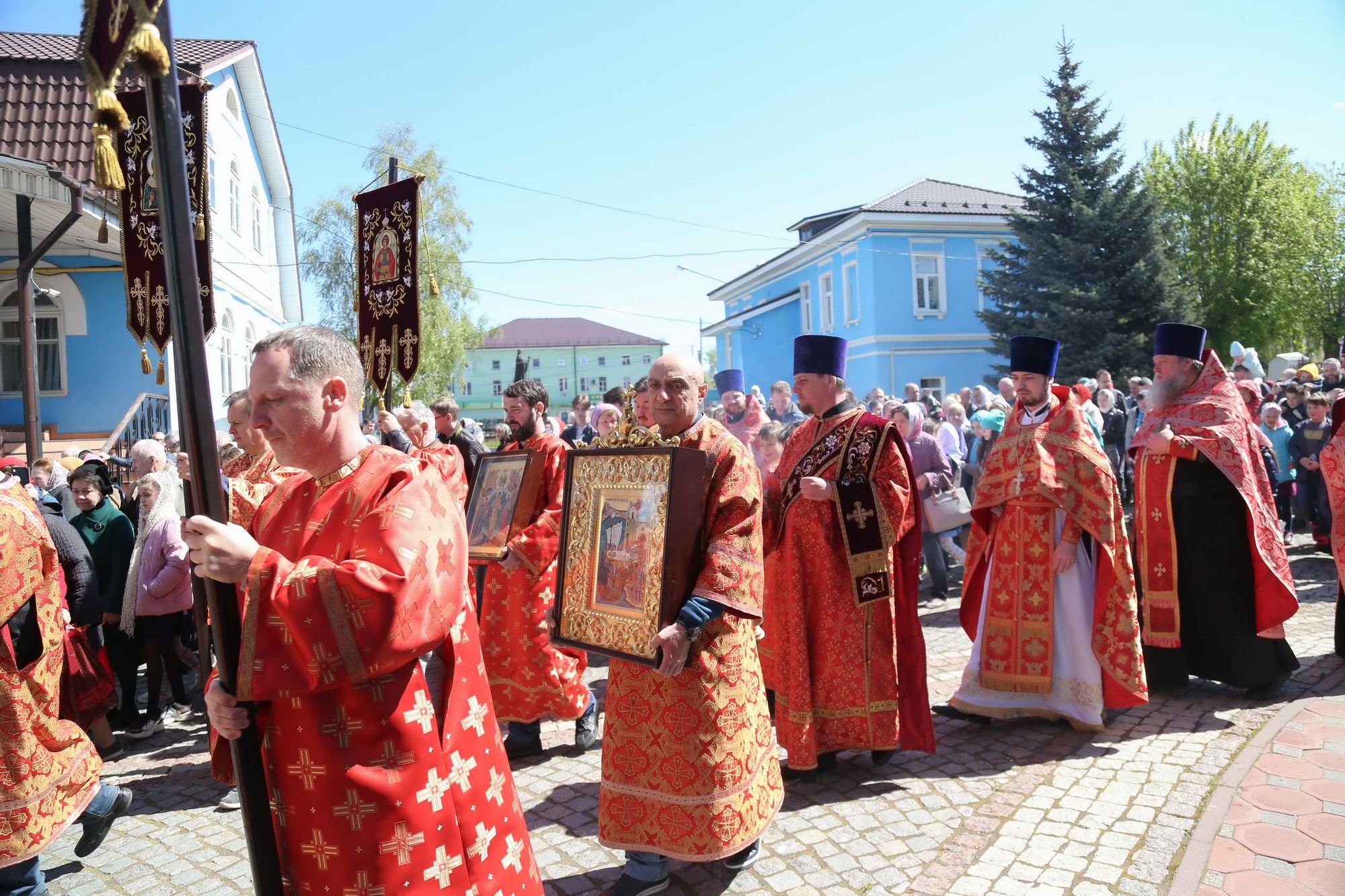 Престольный праздник в Богоявленском соборе Ногинска