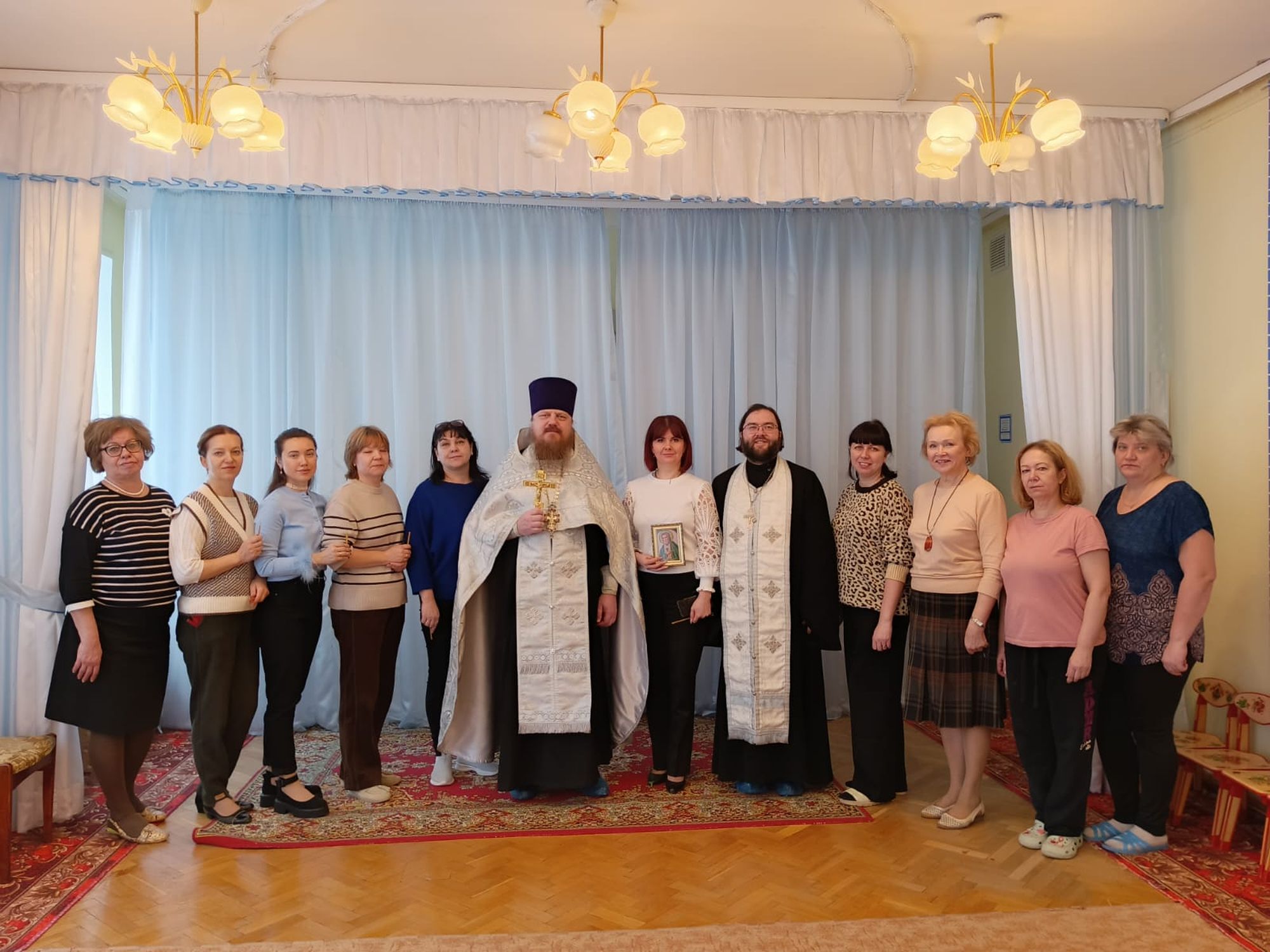 Освящение дошкольного корпуса «Малыш» при павлово-посадской гимназии