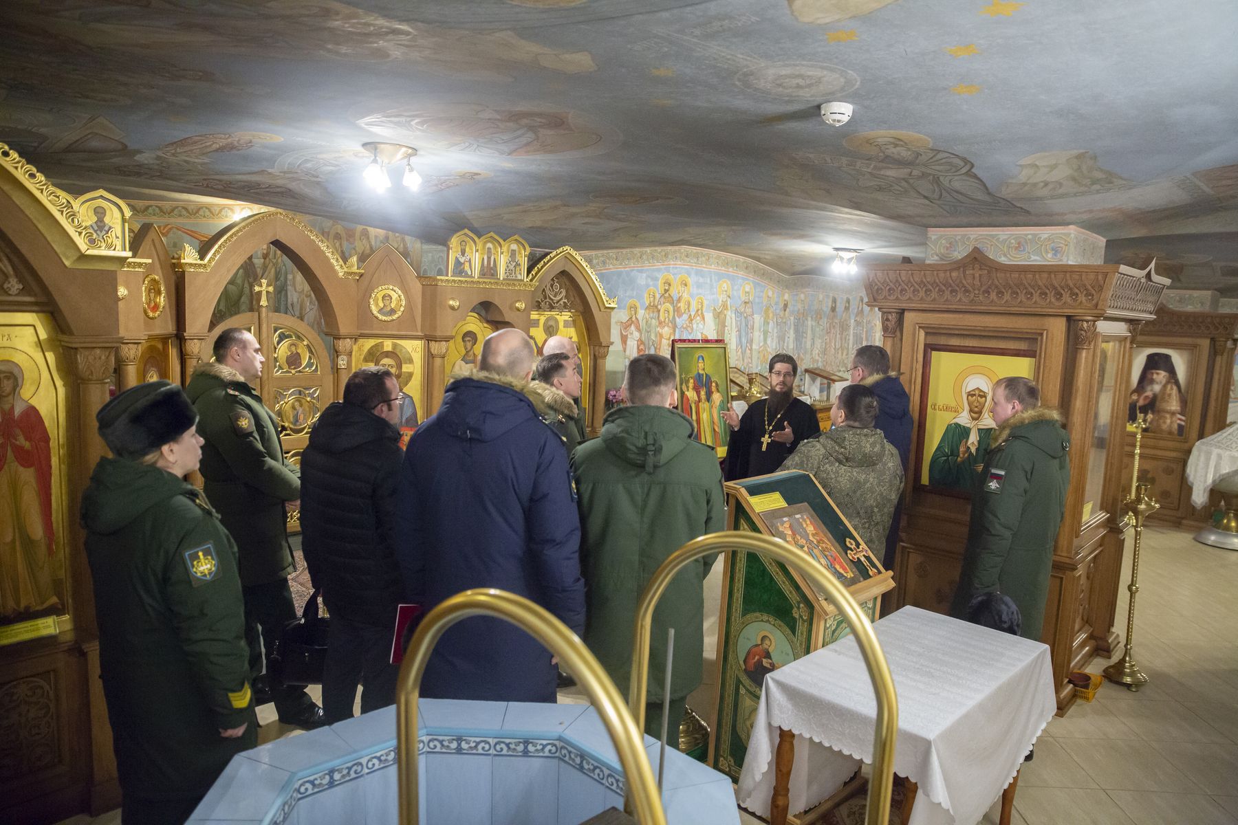 Встреча с командирами войсковых частей и руководителями силовых ведомств в Щёлковском благочинии