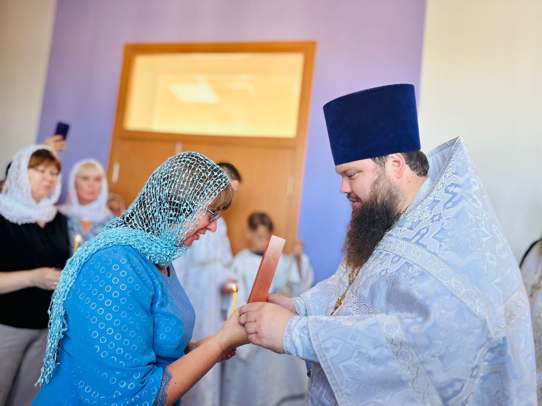 Освящение средней школы №18 в Павловском Посаде