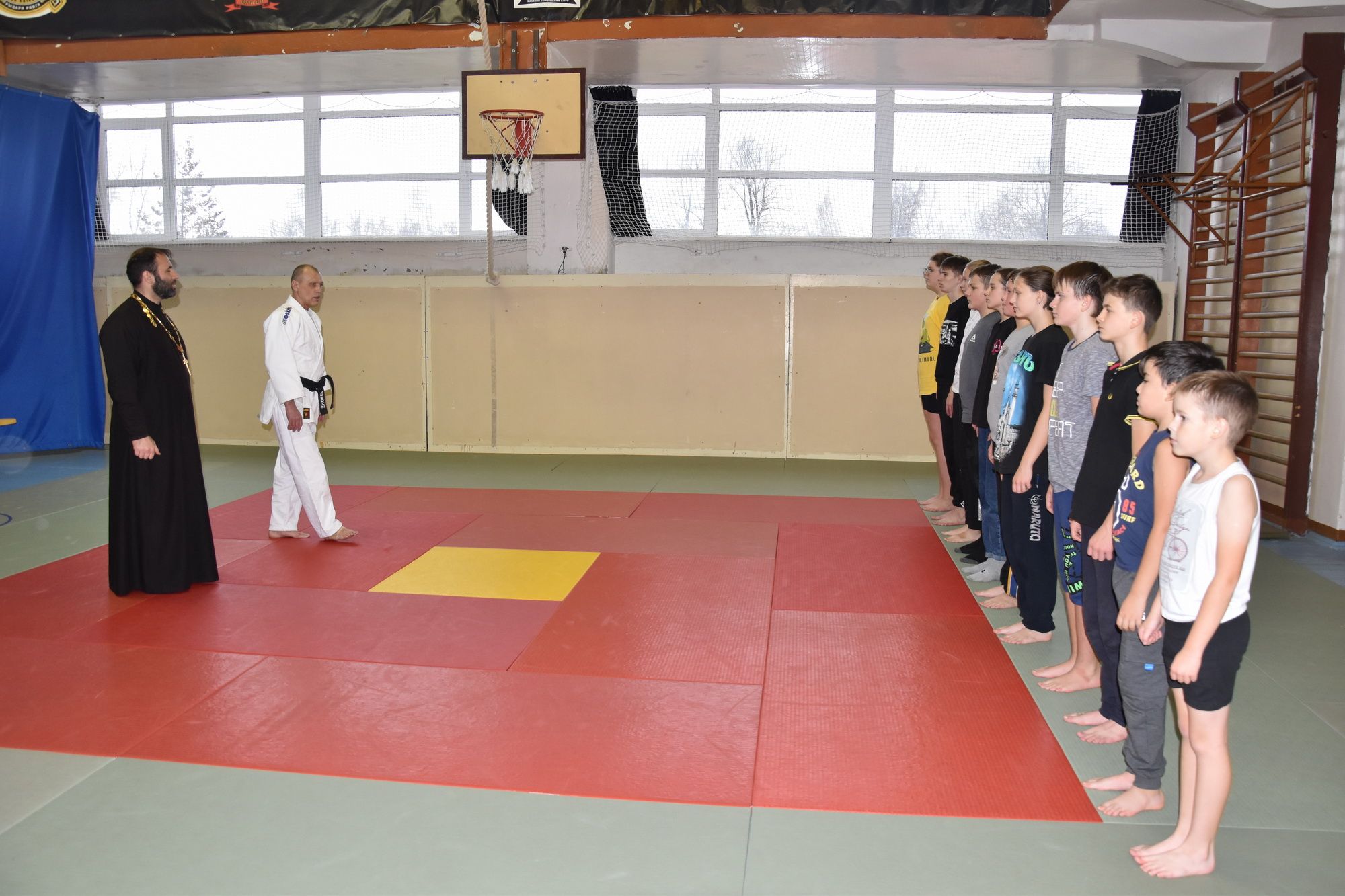 Беседа с активистами общественного движения «Юнармия» в Рошали