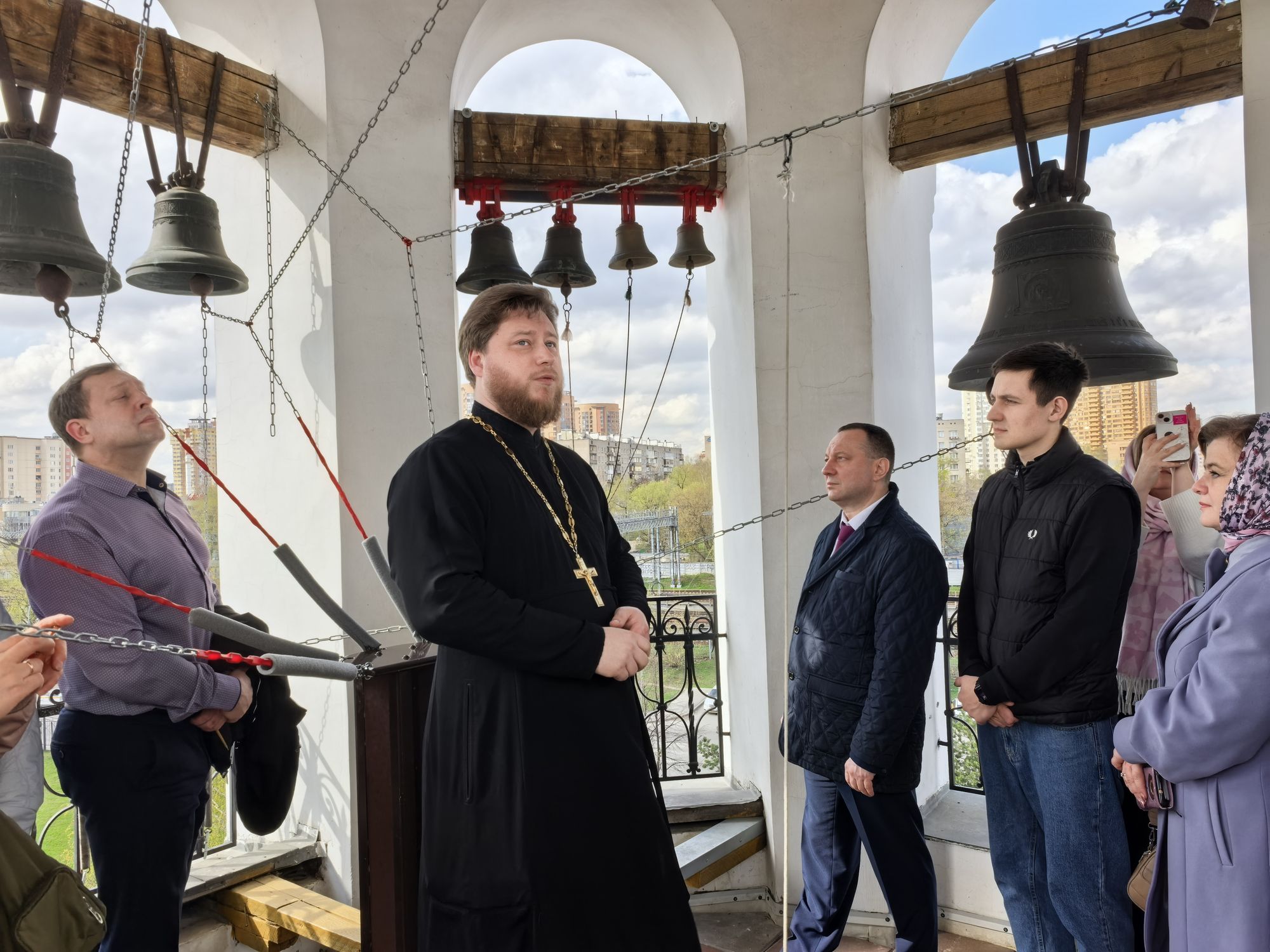 Сотрудники ГУФСИН в Казанском храме Реутова