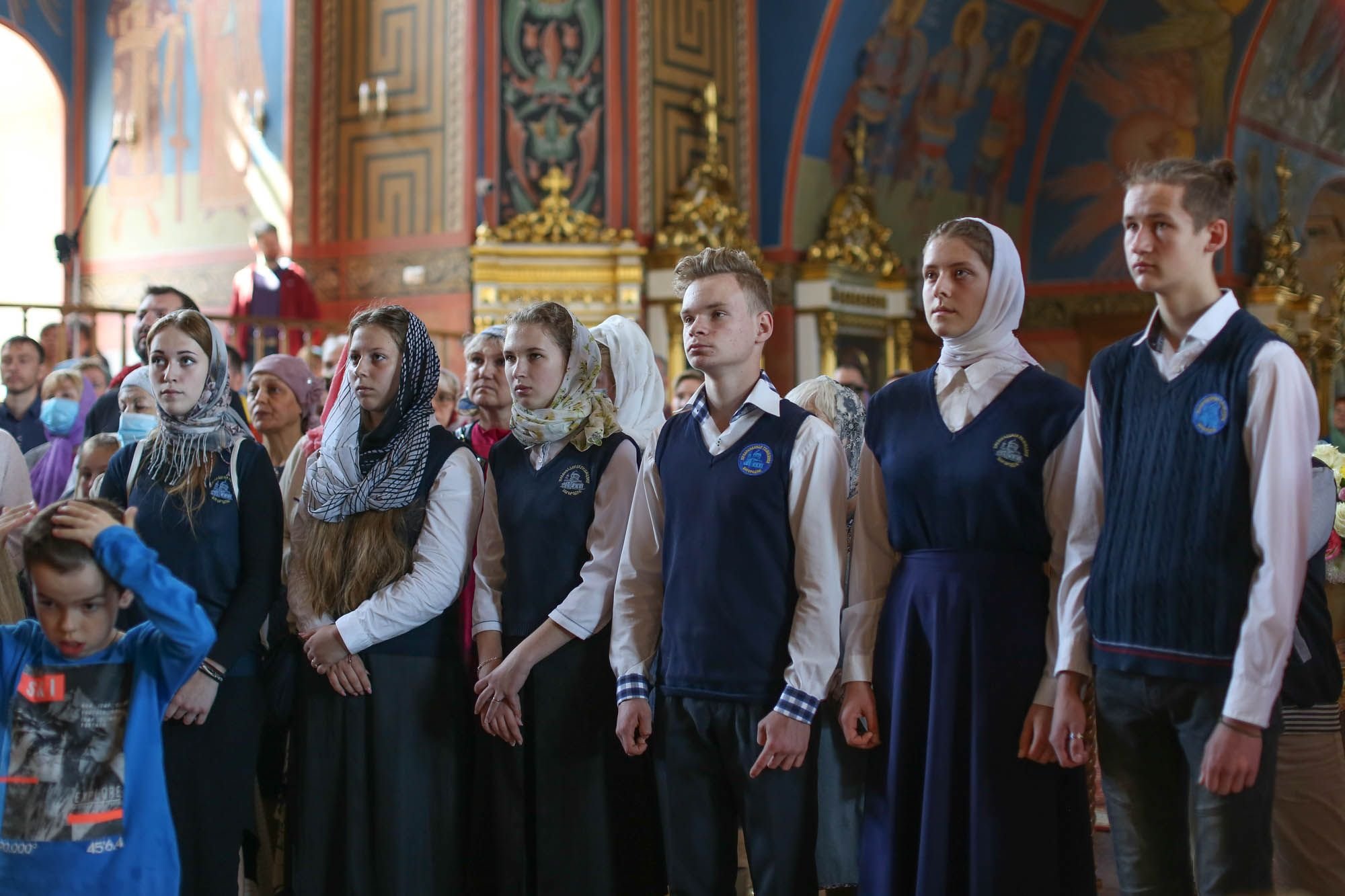 Выпуск в школе вожатых при Богоявленском соборе Ногинска