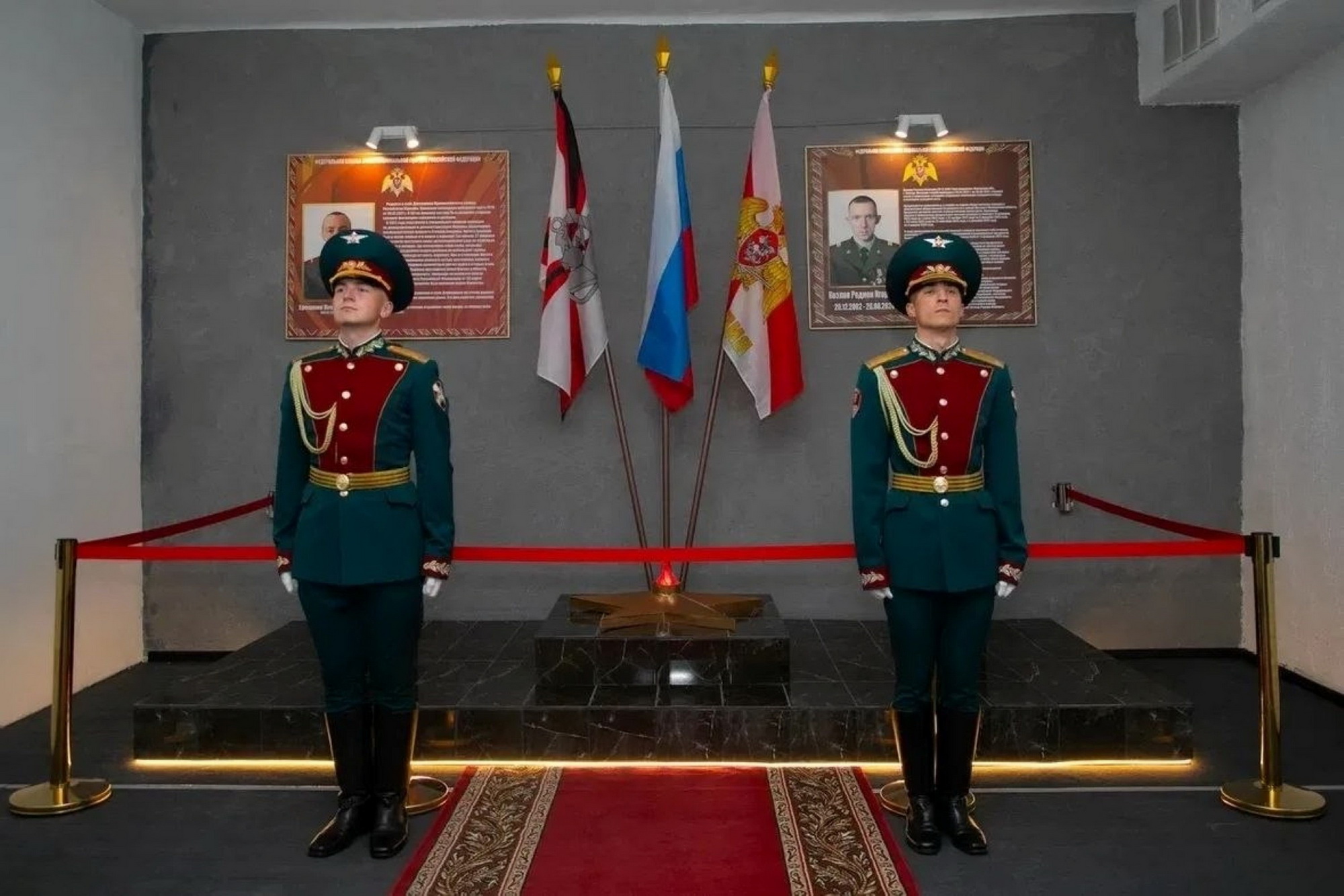 Открытие мемориала памяти в дивизии имени Дзержинского
