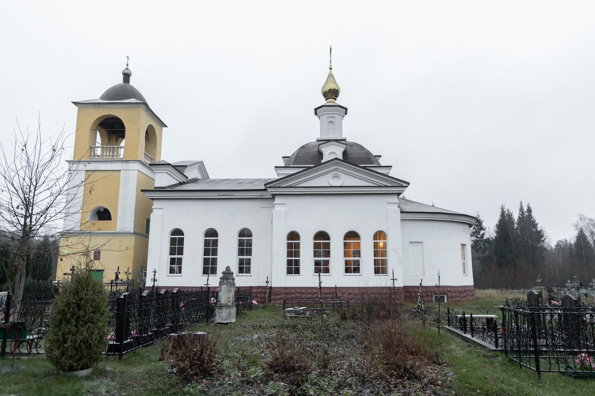 День памяти священномученика Николая Архангельского в храме Троица-Чижи