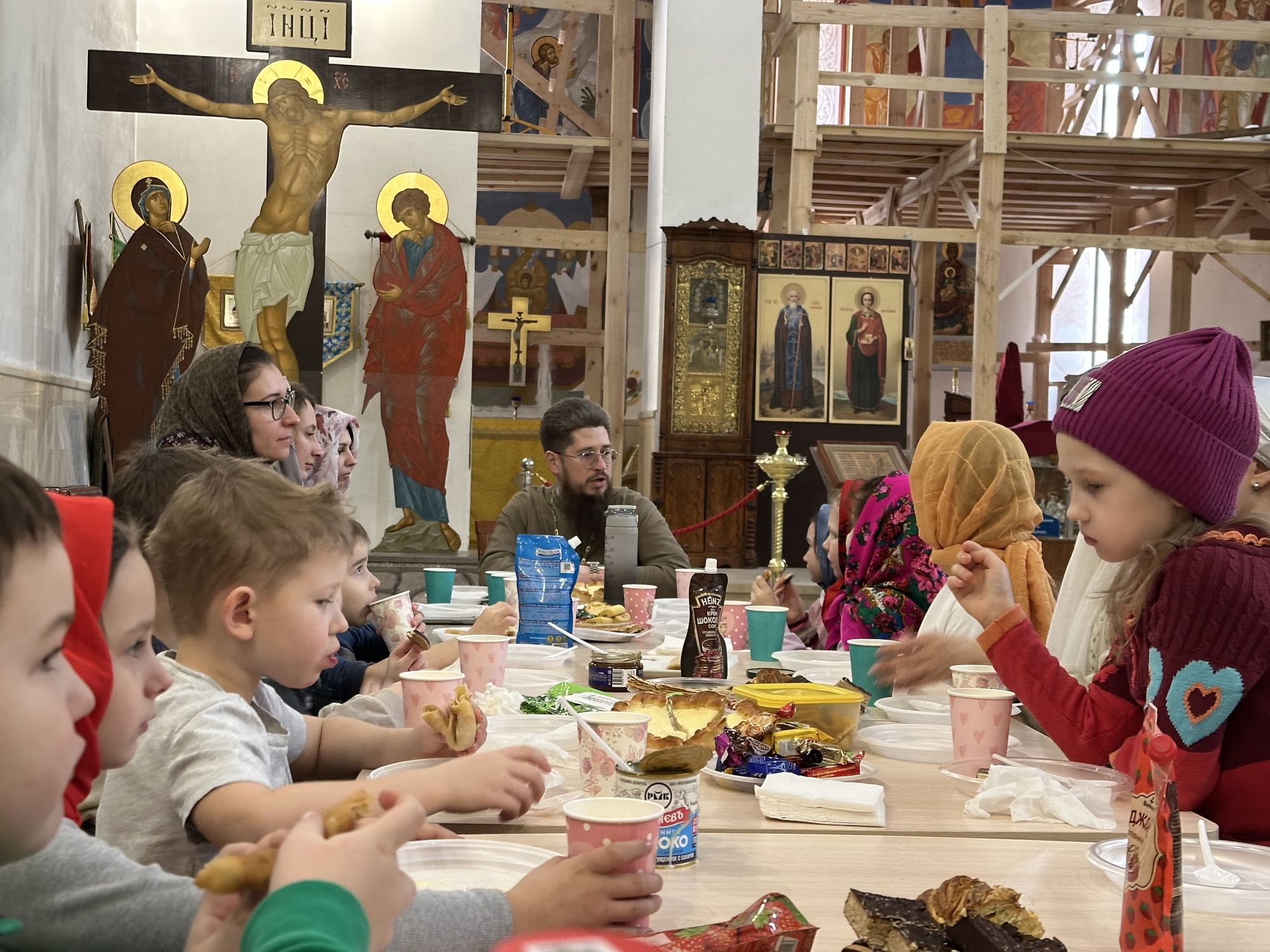 Встреча с дошколятами в Державном храме города Фрязино