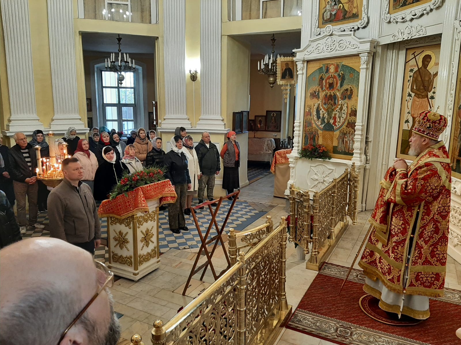 Архиерейское богослужение в Преображенском кафедральном соборе Балашихи 